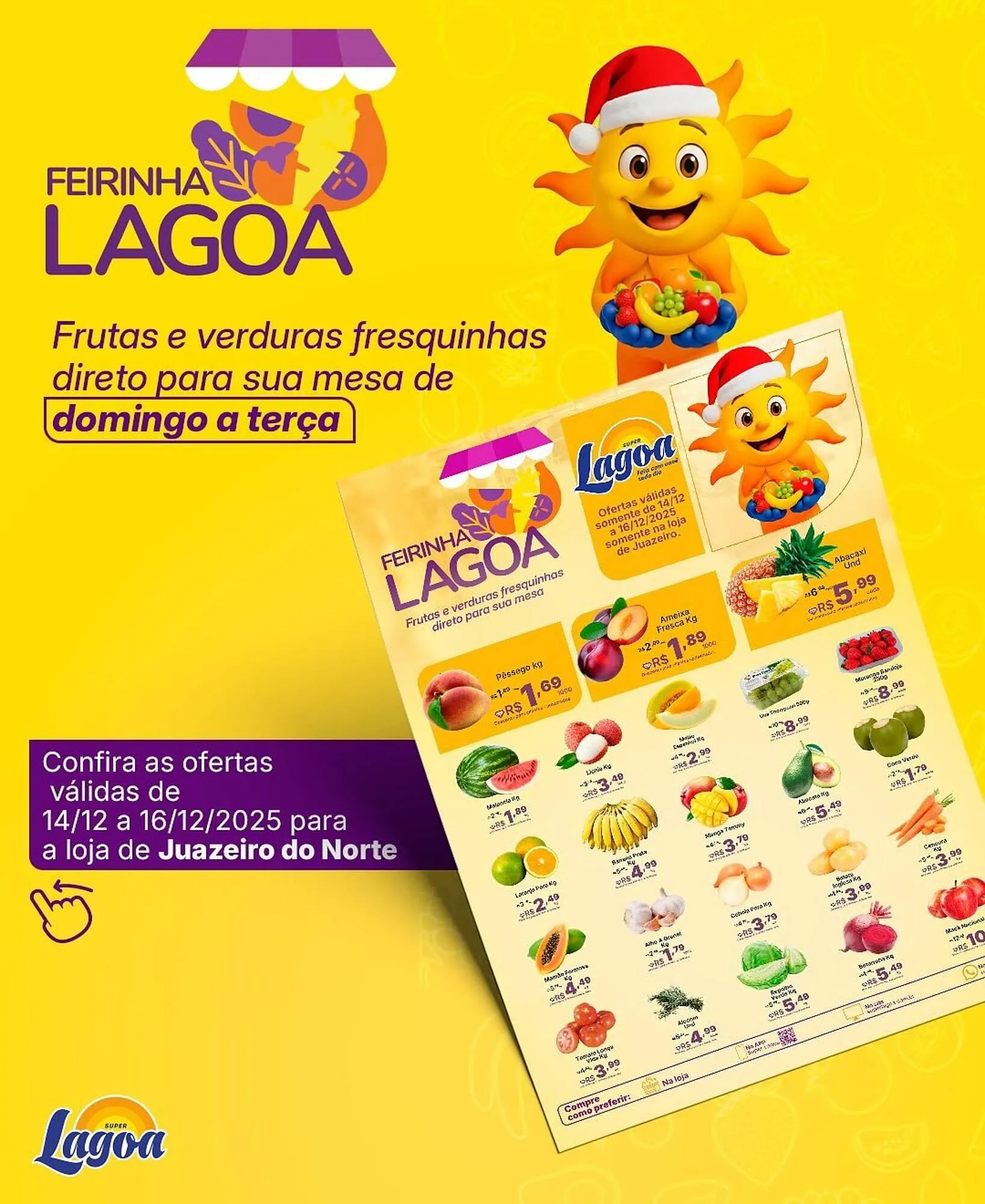 Encarte de Encarte Super Lagoa 14 de dezembro até 16 de dezembro 2025 - Pagina 1