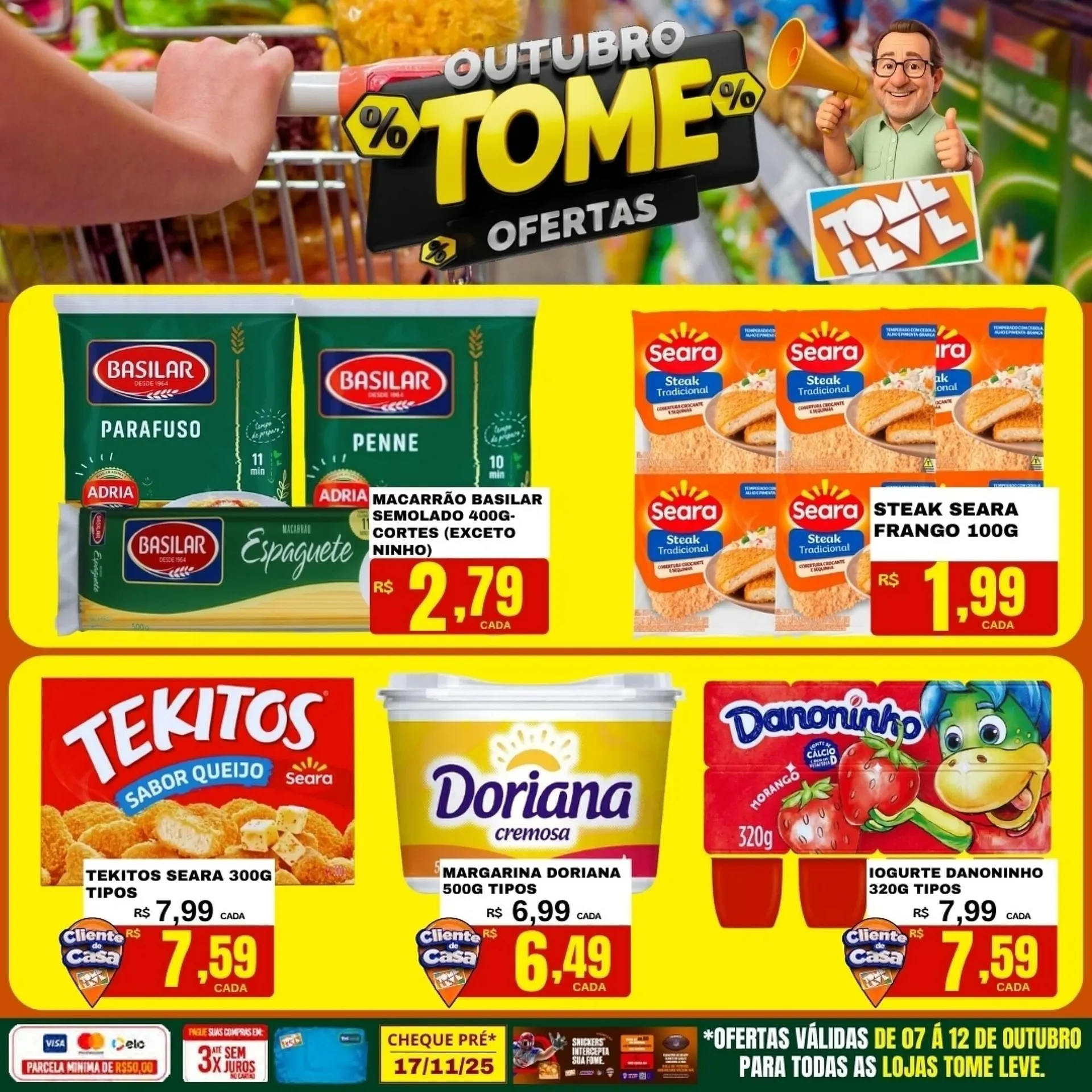 Encarte de Catálogo Tome Leve 7 de outubro até 12 de outubro 2025 - Pagina 3