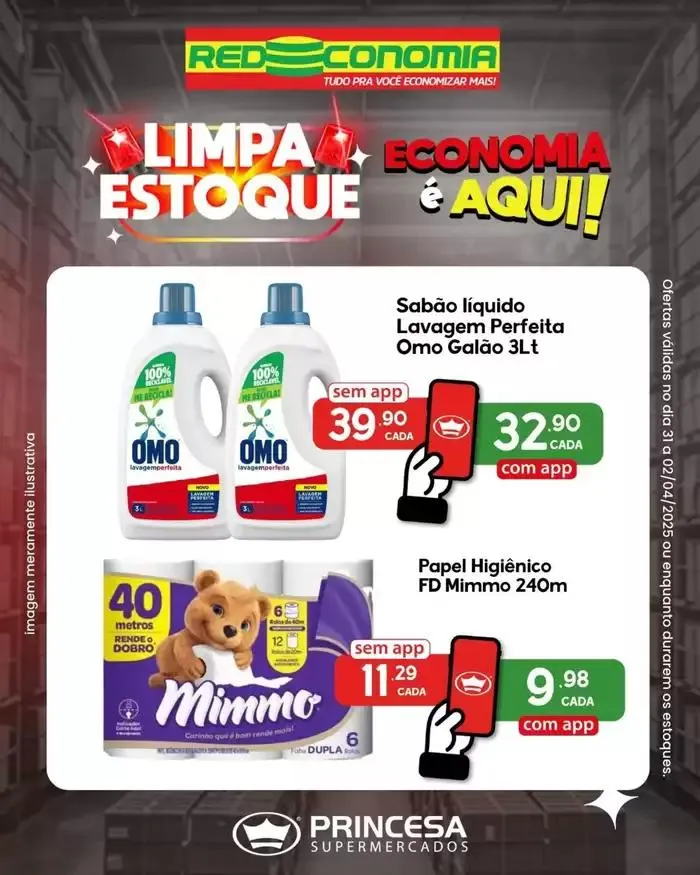 Encarte de Encarte Princesa Supermercados 1 de abril até 2 de abril 2025 - Pagina 1