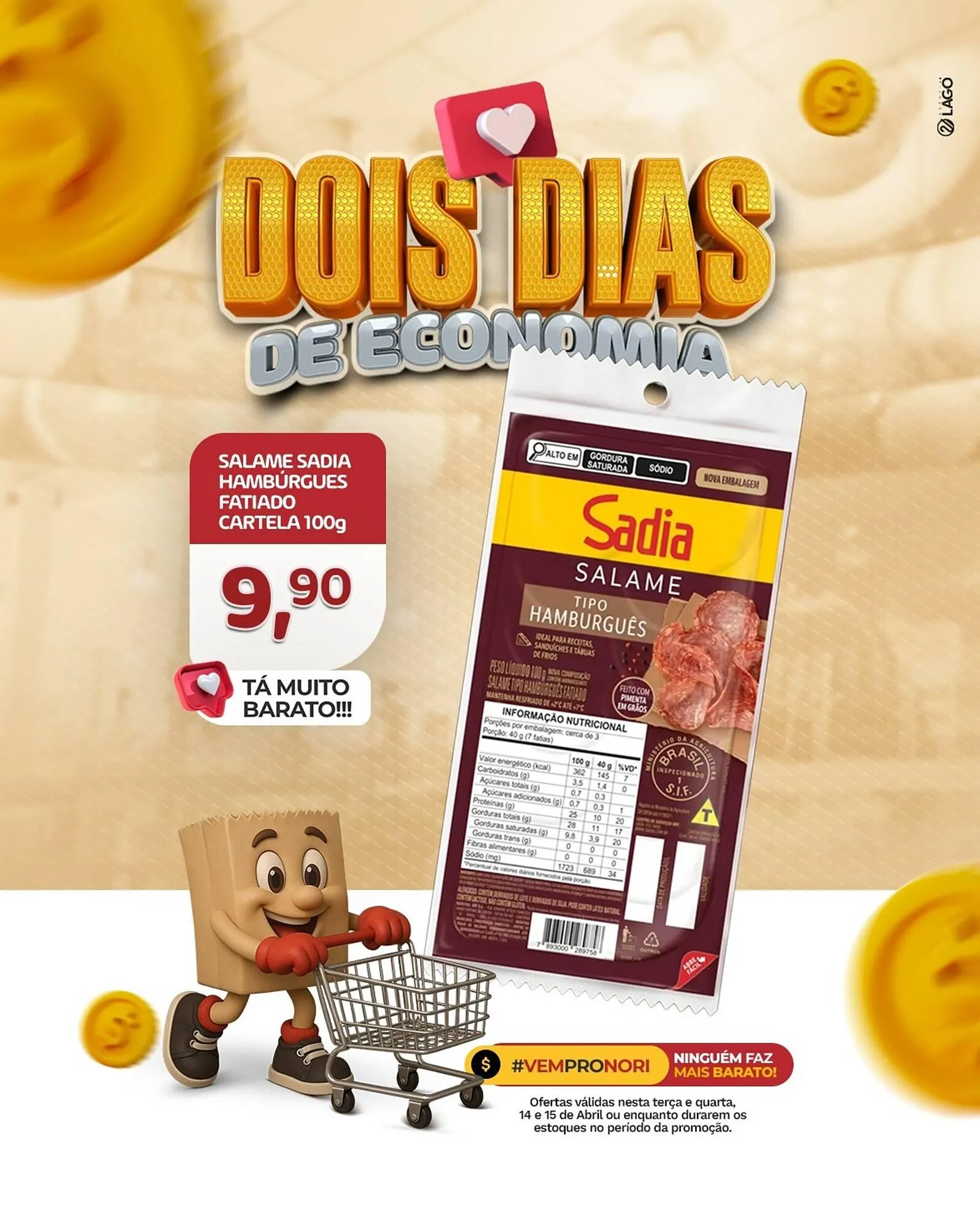 Encarte de Catálogo Supermercados Nori 14 de abril até 15 de abril 2026 - Pagina 4