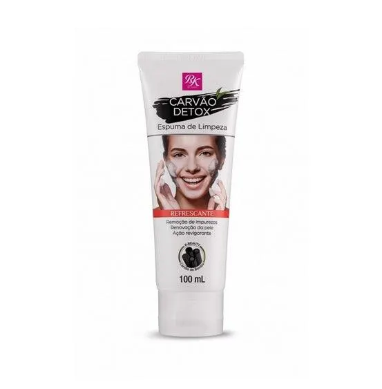Espuma Kiss Limpeza Carvão Detox 100ml
