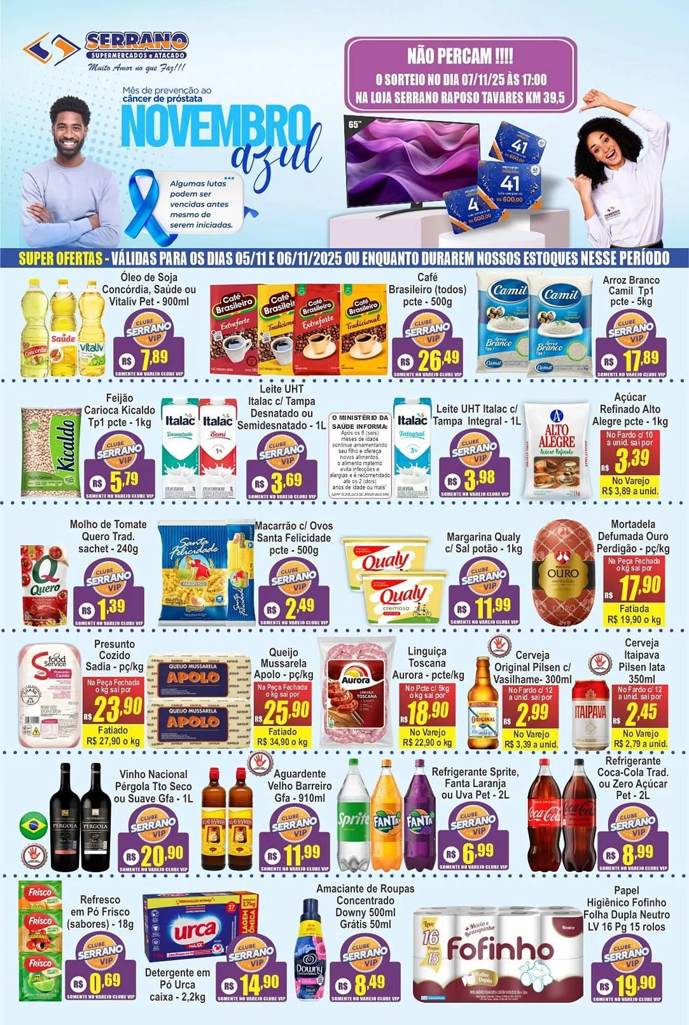 Encarte de Catálogo Serrano Supermercado 5 de novembro até 11 de novembro 2025 - Pagina 1