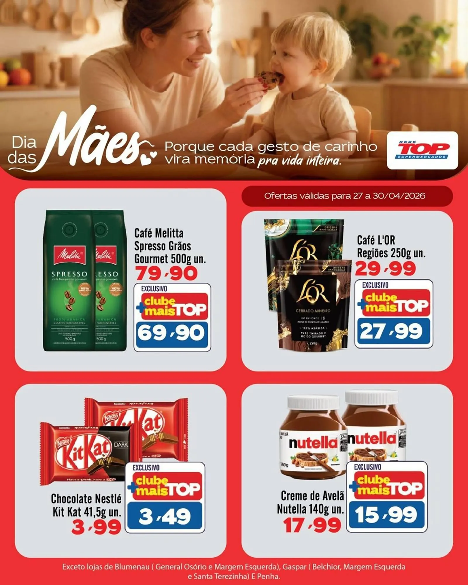 Encarte de Encarte Rede Top 27 de abril até 30 de abril 2026 - Pagina 1