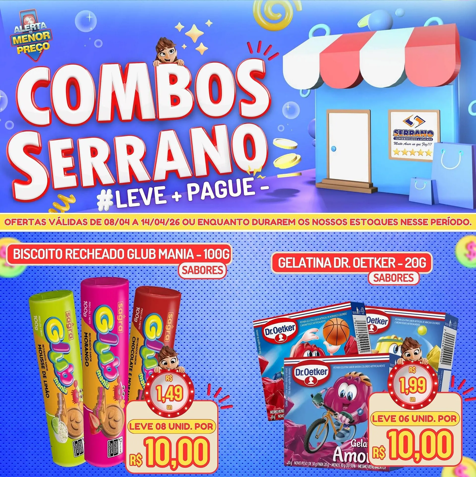 Encarte de Catálogo Serrano Supermercado 8 de abril até 14 de abril 2026 - Pagina 4