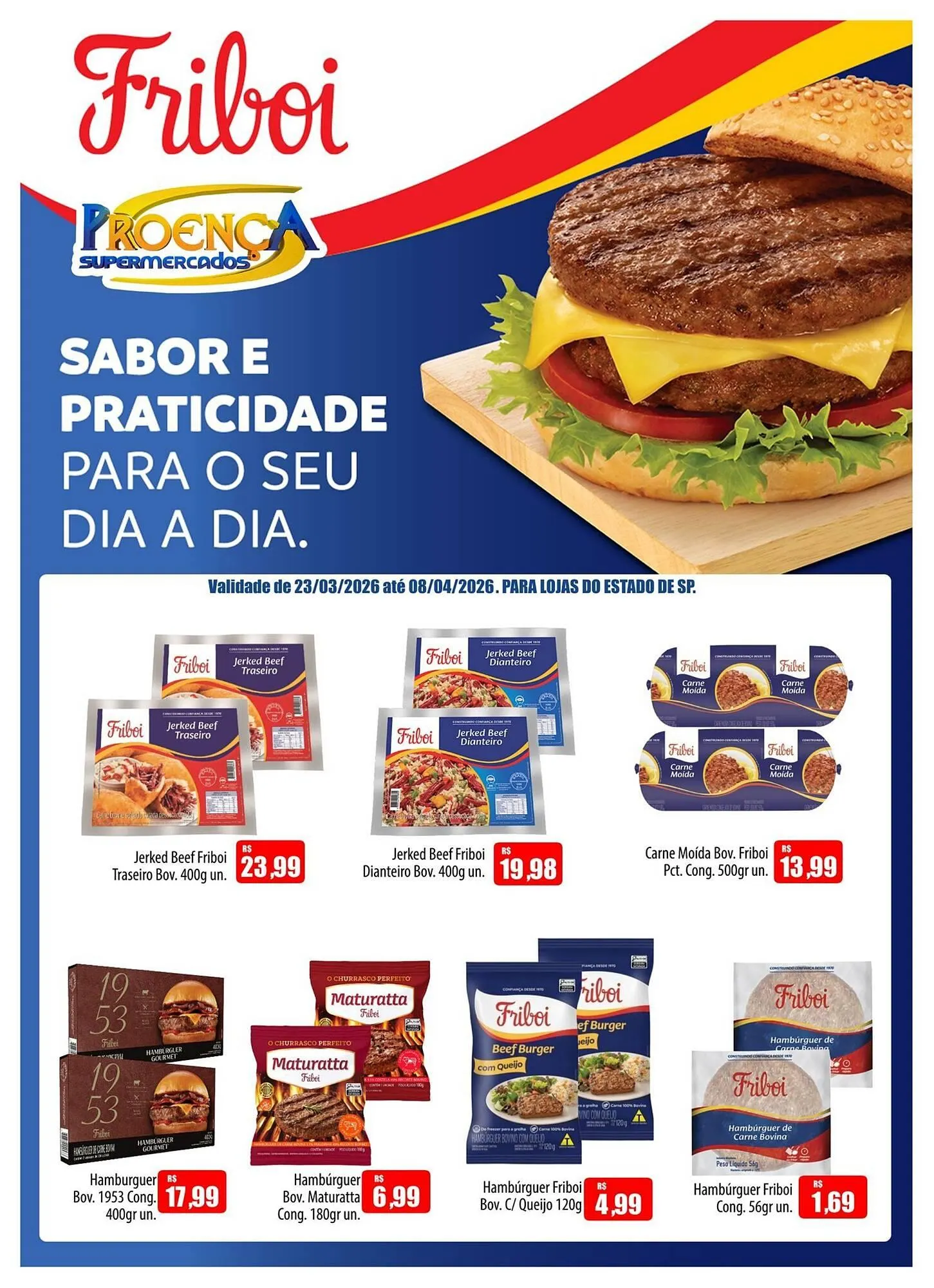 Encarte de Catálogo Proença Supermercados 23 de março até 4 de abril 2026 - Pagina 1