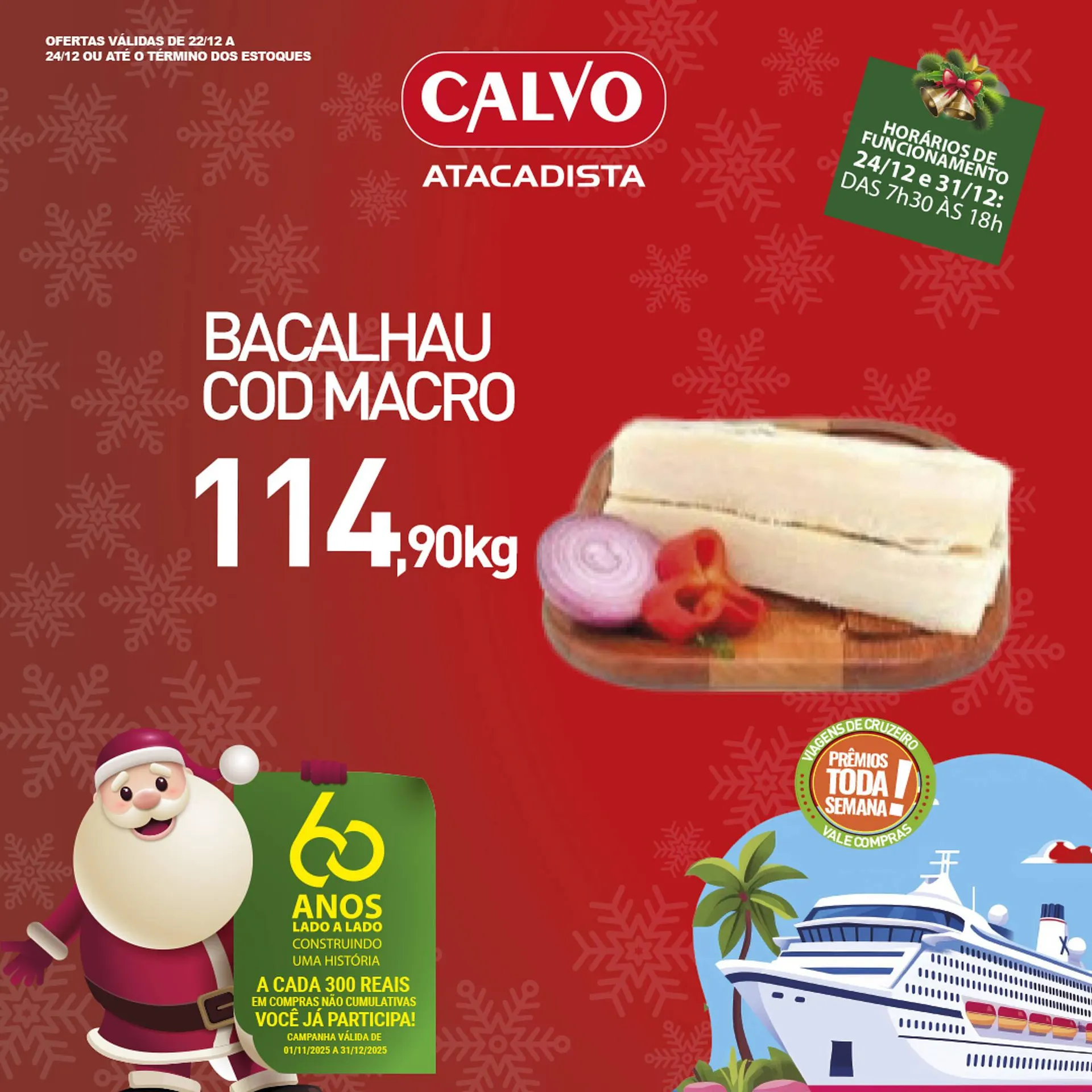 Encarte de Folheto Calvo Atacadista 22 de dezembro até 24 de dezembro 2025 - Pagina 3