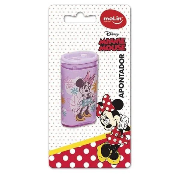 Apontador com Depósito Minnie Disney Estampas Sortidas Molin - BT 1 UN