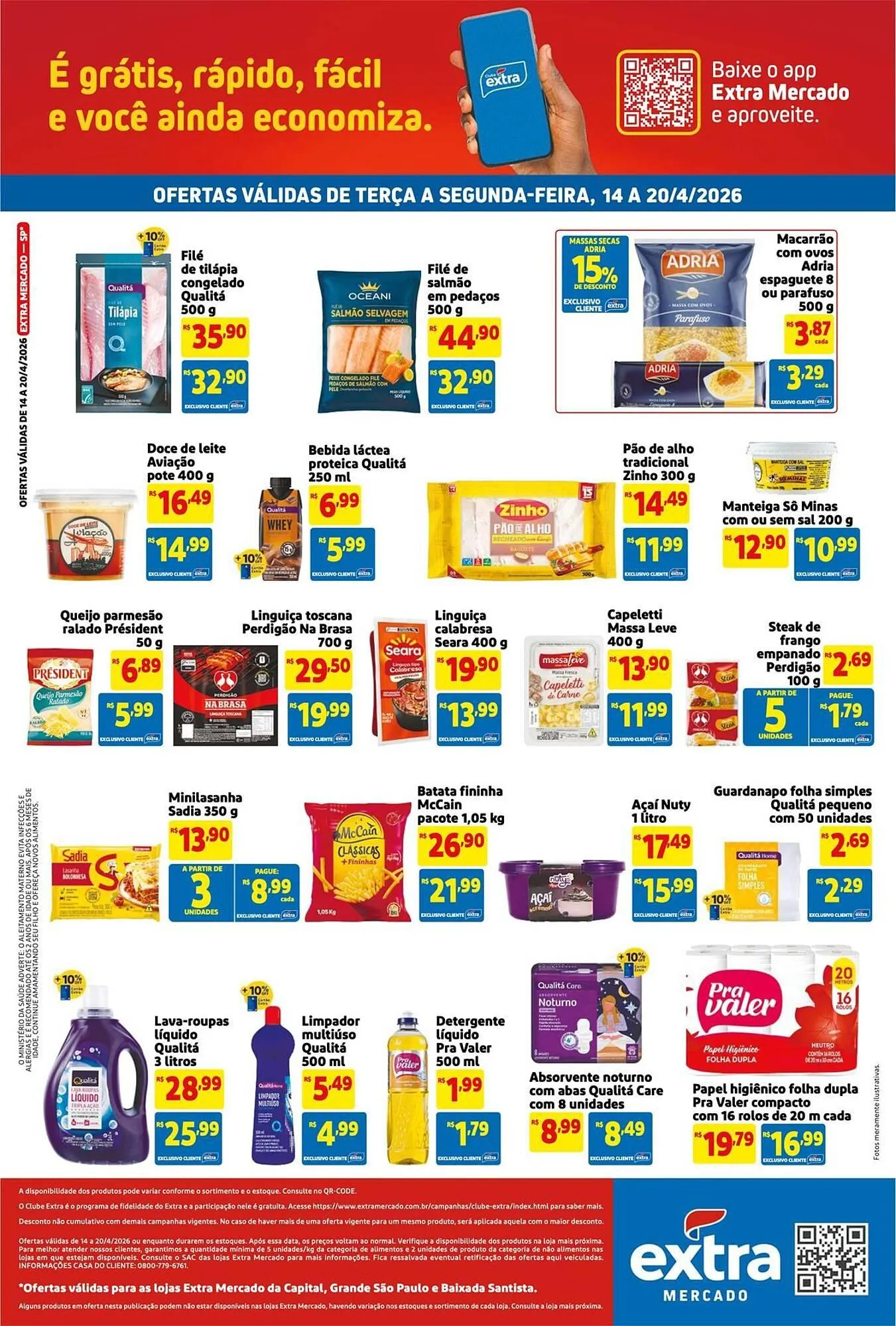 Encarte de Encarte Mercado Extra 14 de abril até 20 de abril 2026 - Pagina 2