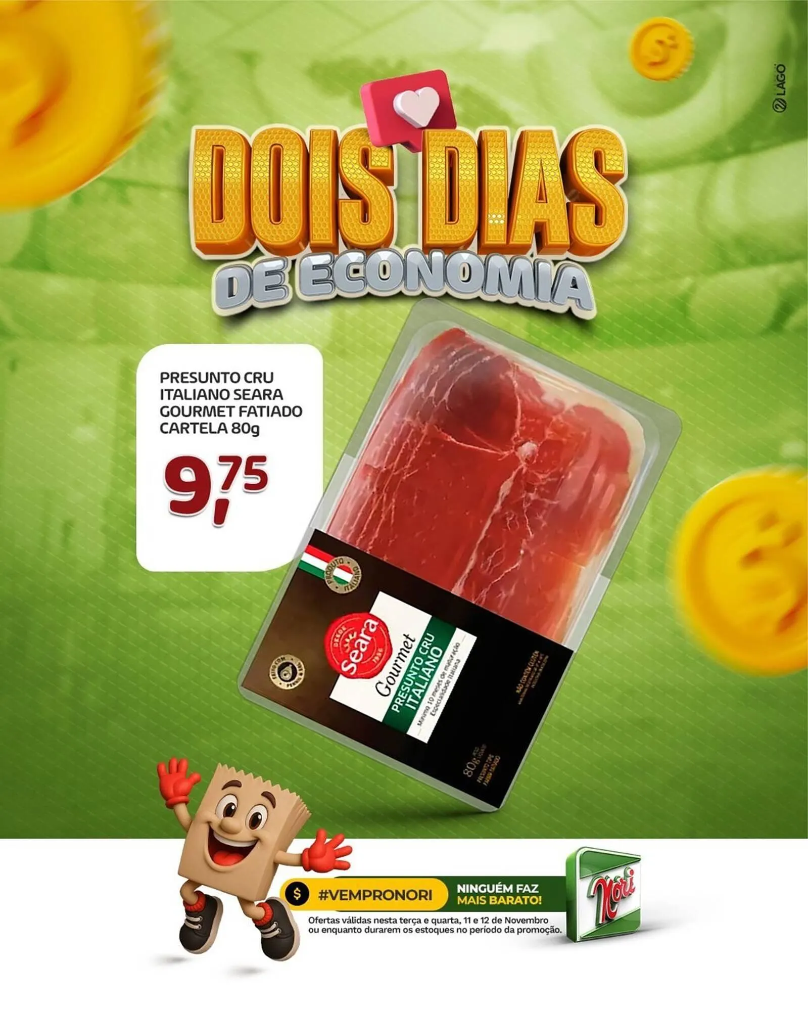 Encarte de Catálogo Supermercados Nori 11 de novembro até 12 de novembro 2025 - Pagina 3