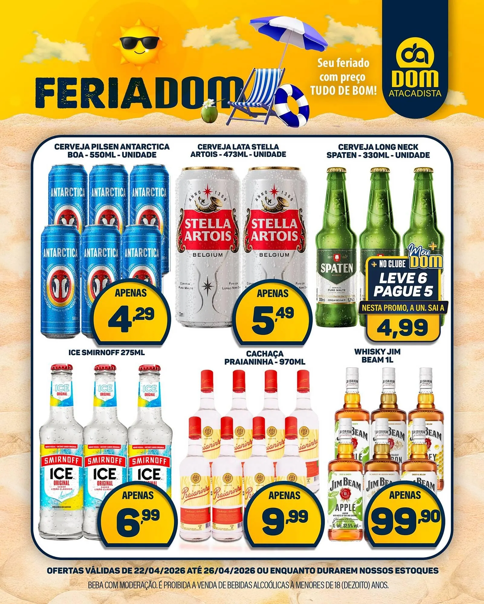 Encarte de Encarte Dom Atacadista 23 de abril até 26 de abril 2026 - Pagina 1