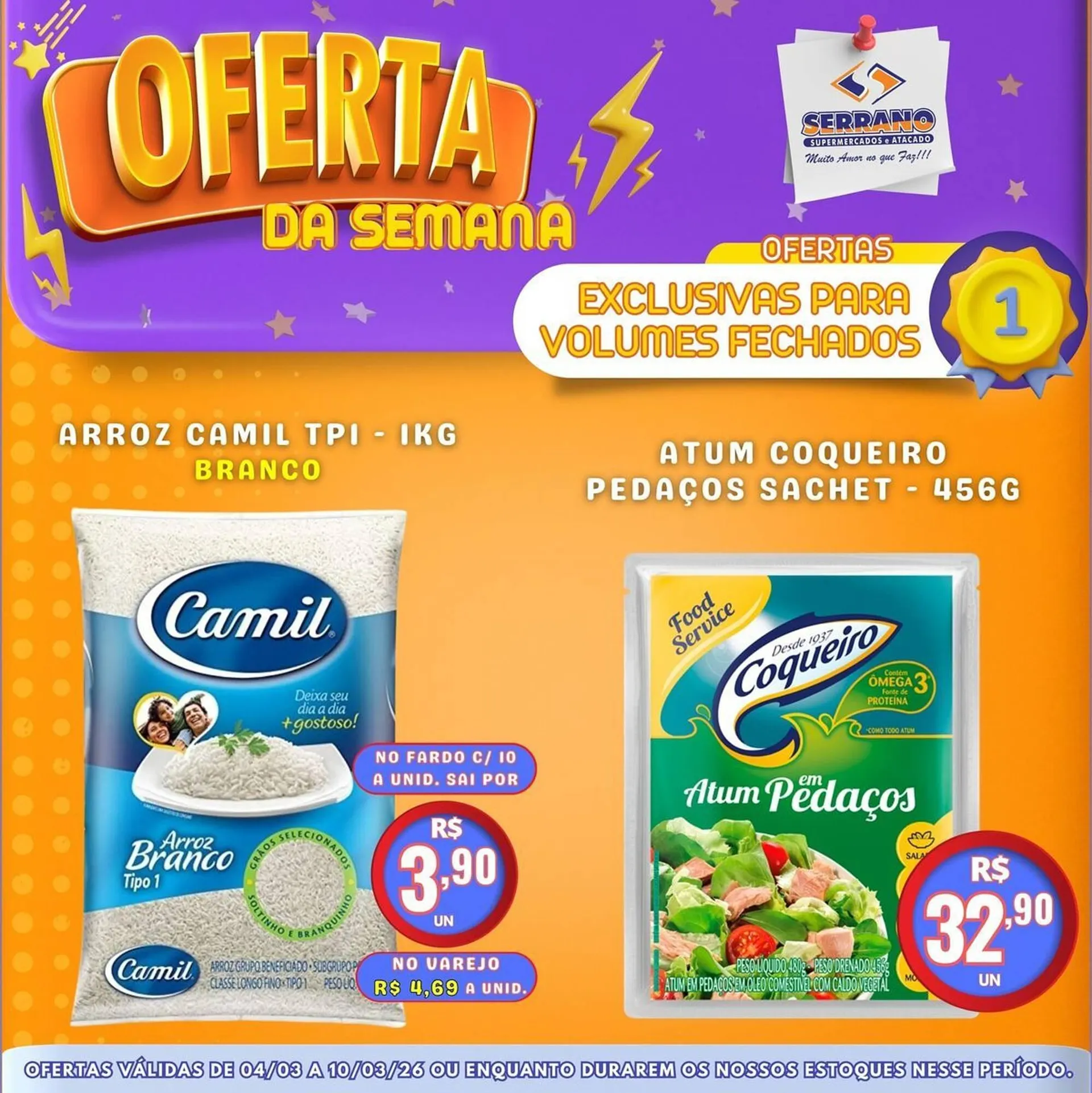 Encarte de Catálogo Serrano Supermercado 4 de março até 10 de março 2026 - Pagina 3