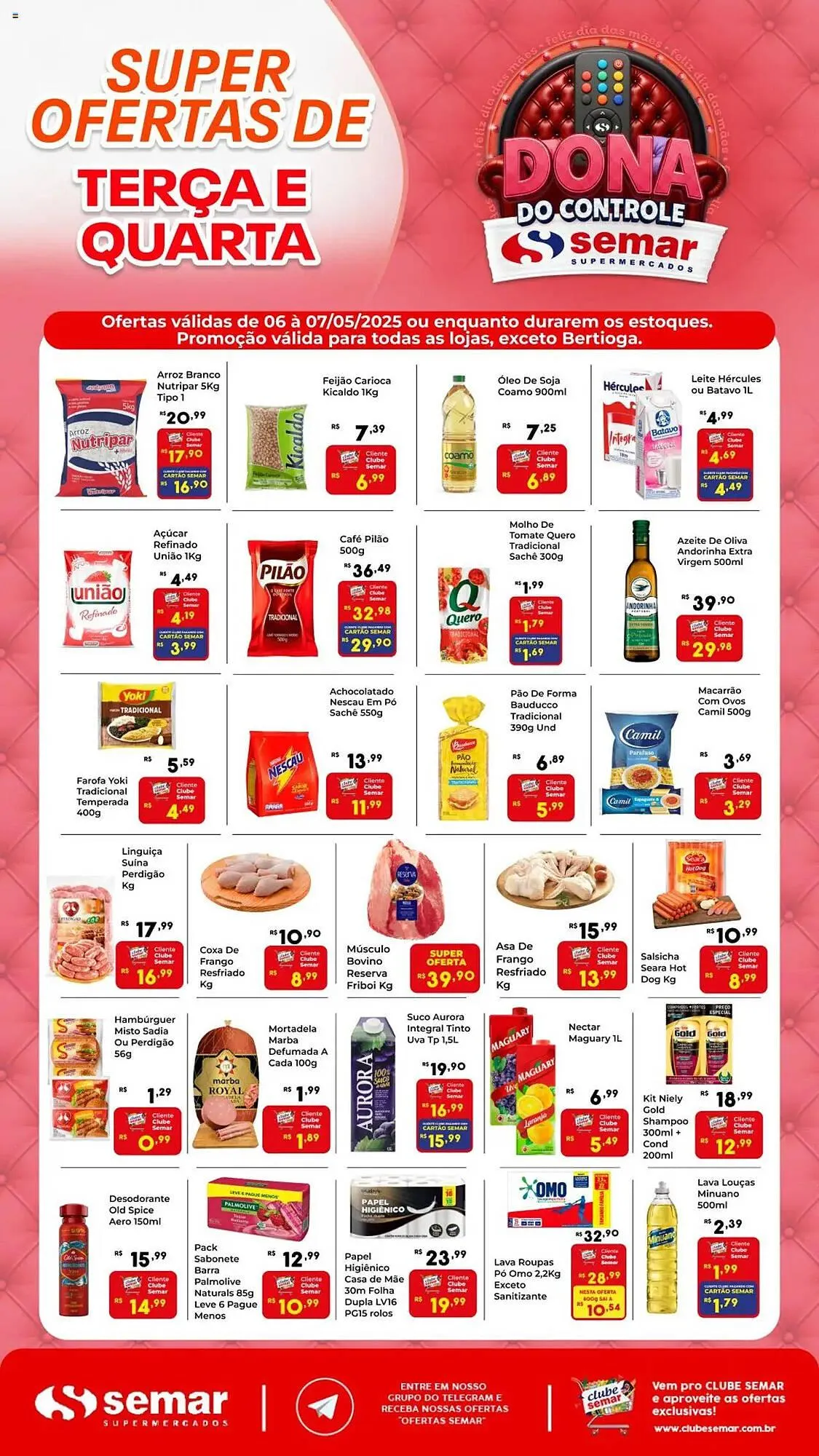 Encarte de Catálogo Semar Supermercado 6 de maio até 7 de maio 2025 - Pagina 2