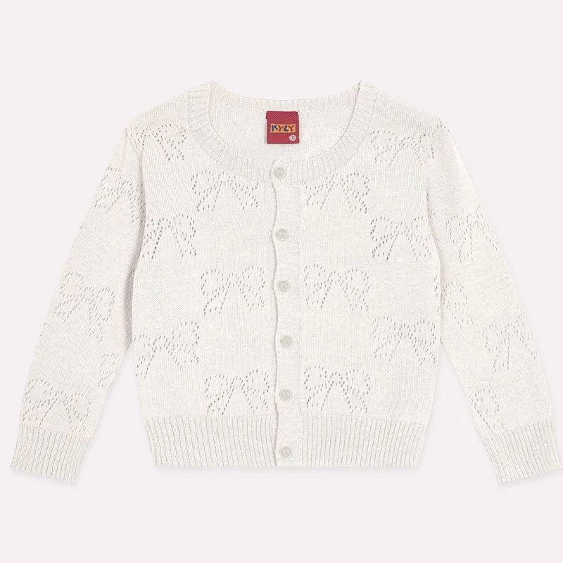Casaco em Tricot Infantil Menina Kyly