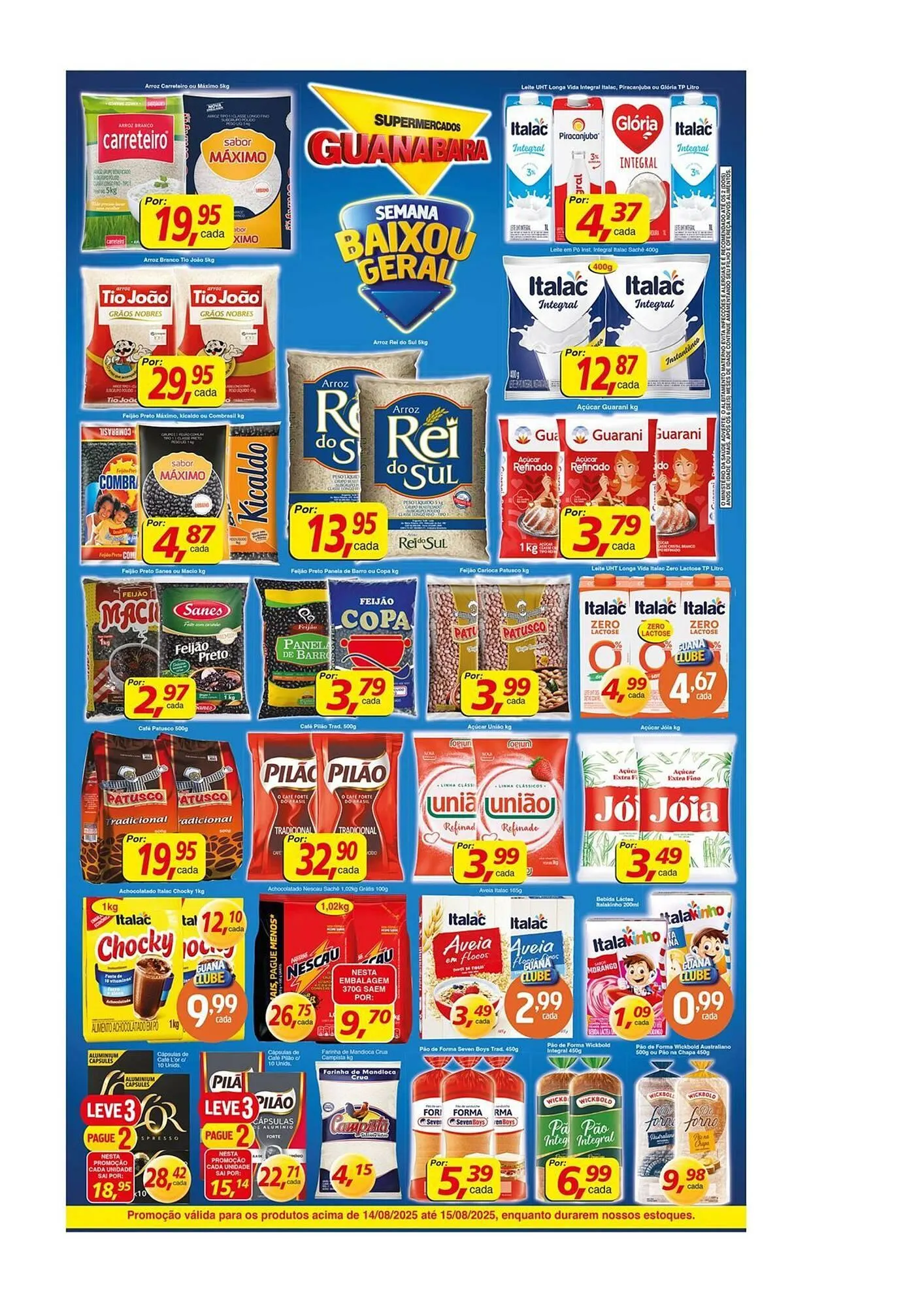 Encarte de Catálogo Supermercados Guanabara 14 de agosto até 15 de agosto 2025 - Pagina 2