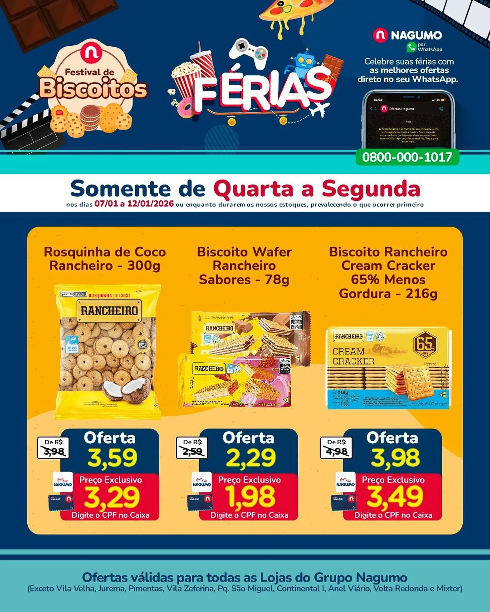 Encarte de Folheto Nagumo 7 de janeiro até 12 de janeiro 2026 - Pagina 1