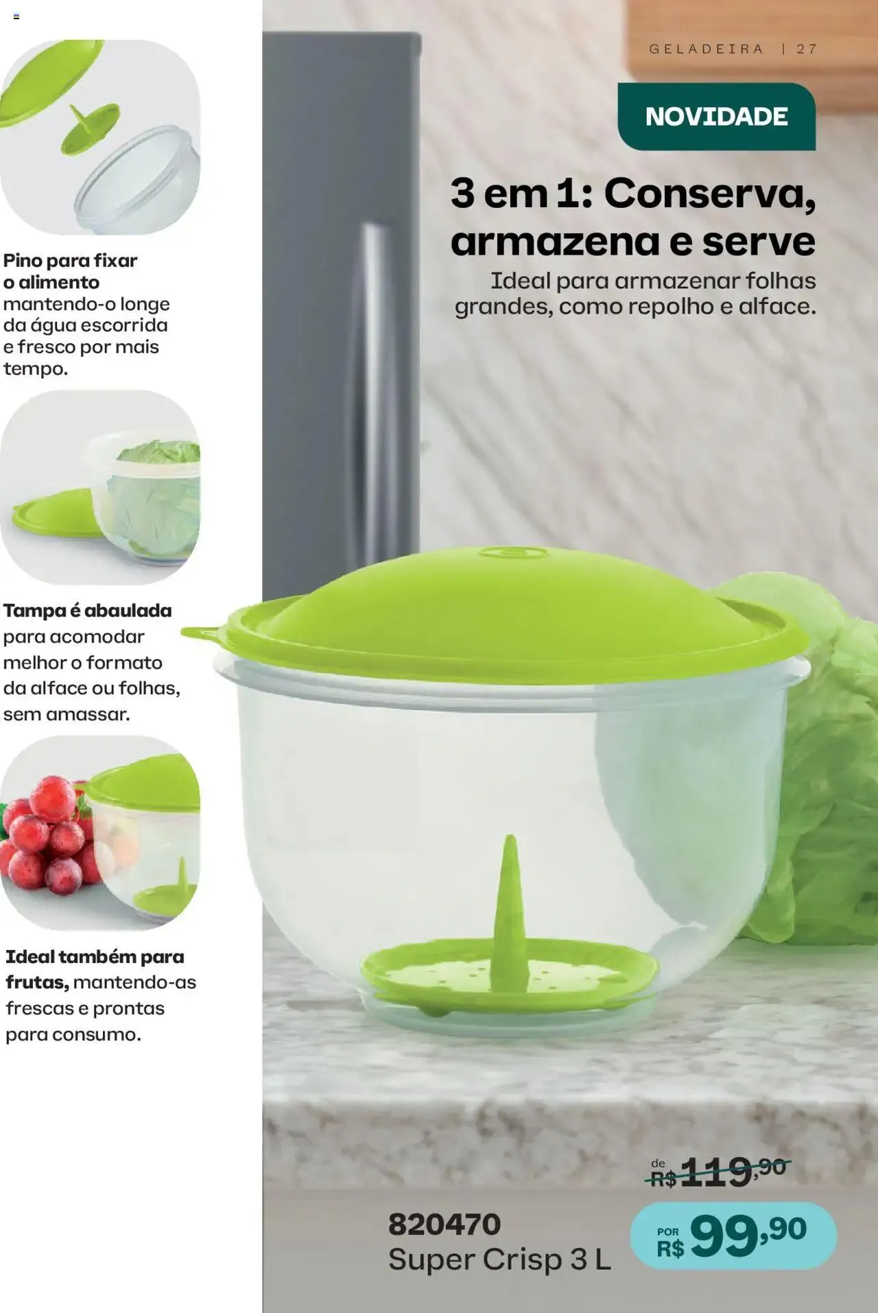 Encarte de Tupperware - Catálogo Vitrine 03 1 de março até 31 de março 2025 - Pagina 27
