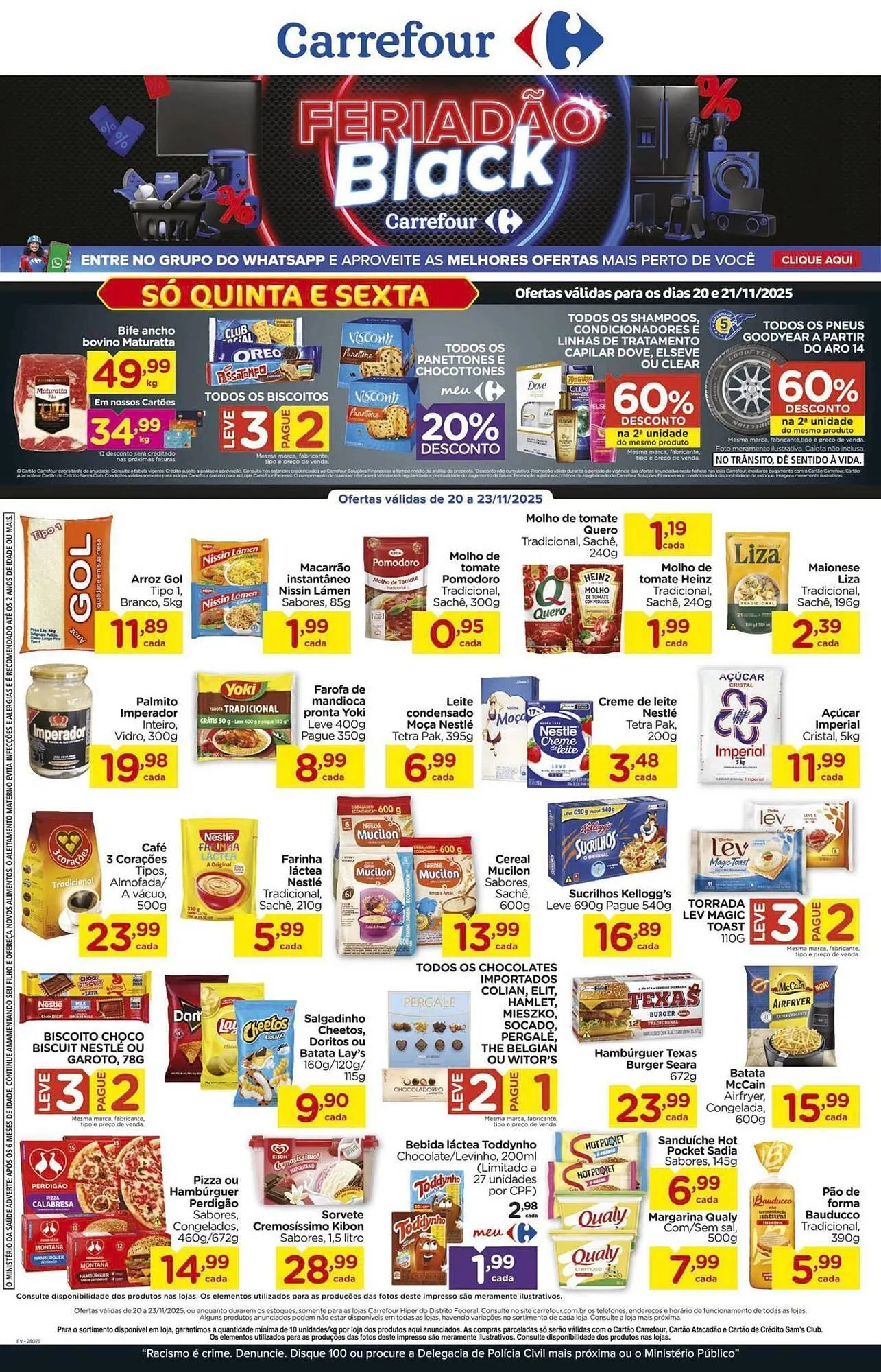 Encarte de Folheto Carrefour 20 de novembro até 24 de novembro 2025 - Pagina 1
