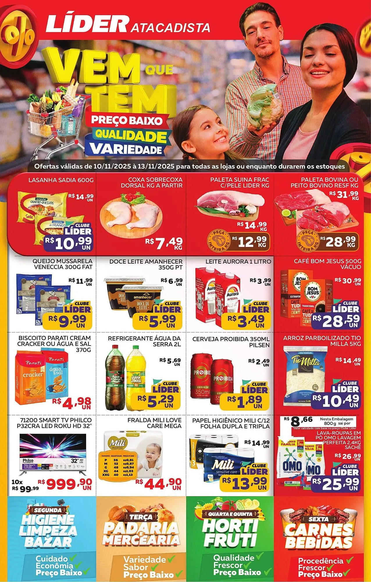 Encarte de Encarte Lider Atacadista 10 de novembro até 13 de novembro 2025 - Pagina 1