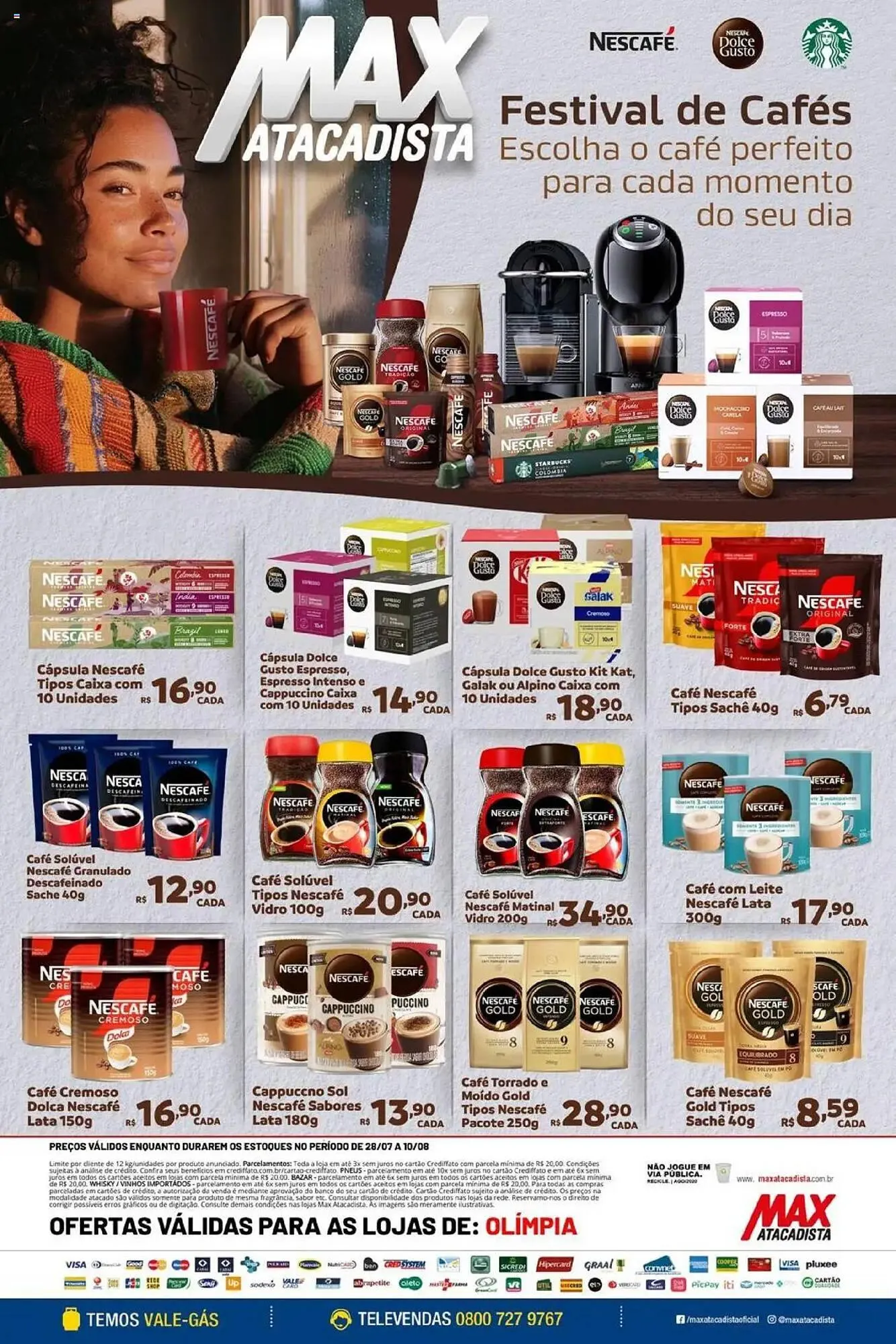 Encarte de Catálogo Max Atacadista 28 de julho até 10 de agosto 2025 - Pagina 1
