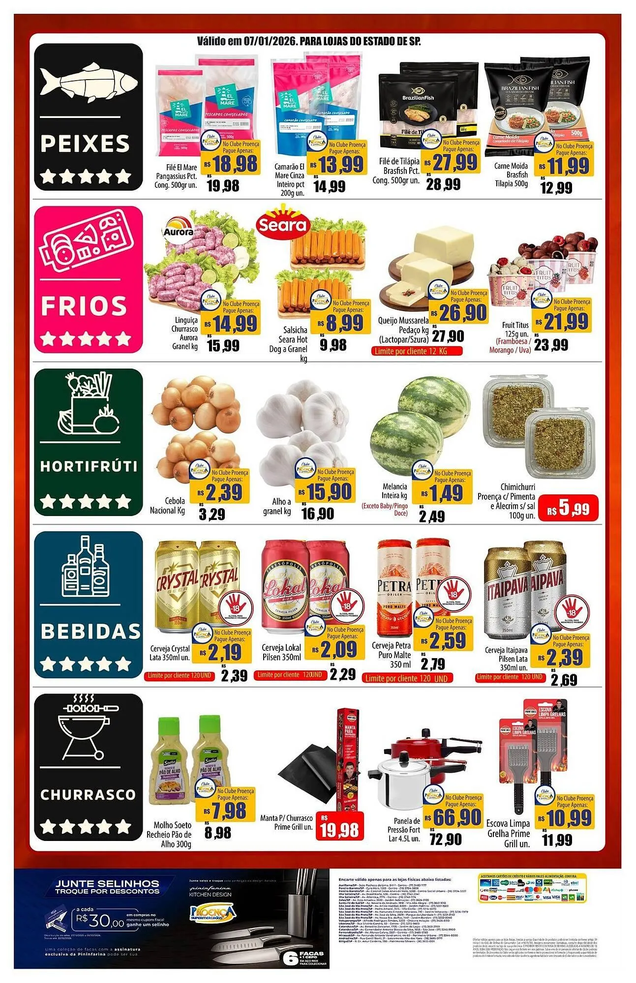 Encarte de Catálogo Proença Supermercados 7 de janeiro até 7 de janeiro 2026 - Pagina 1