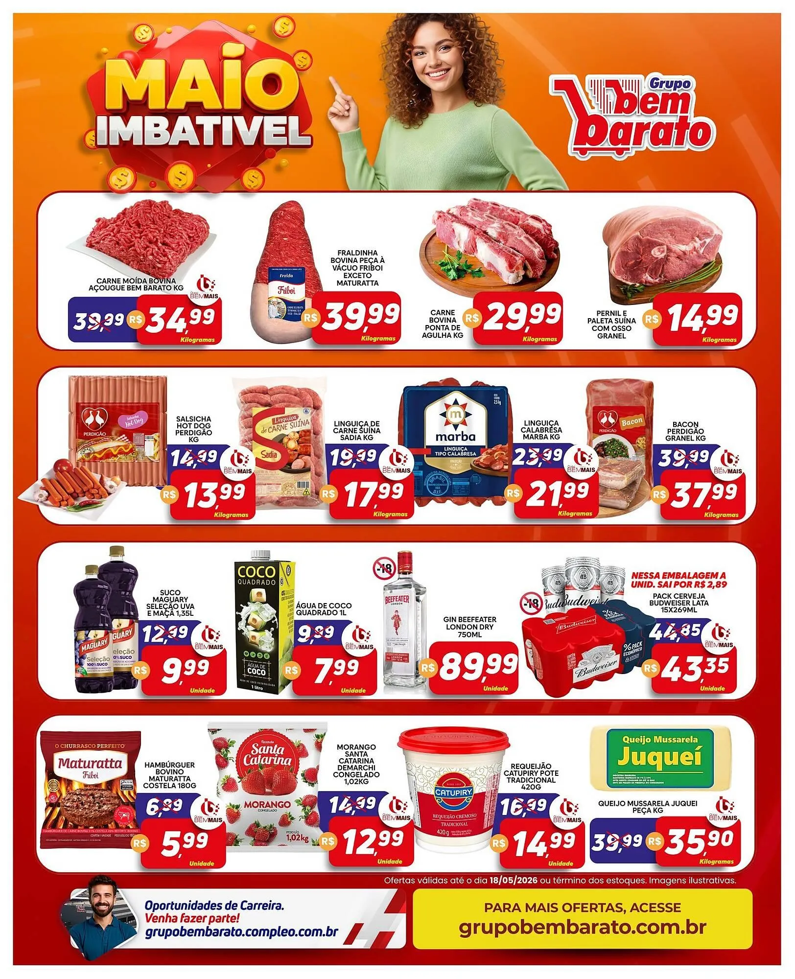 Encarte de Catálogo Supermercado Bem Barato 12 de maio até 18 de maio 2026 - Pagina 2
