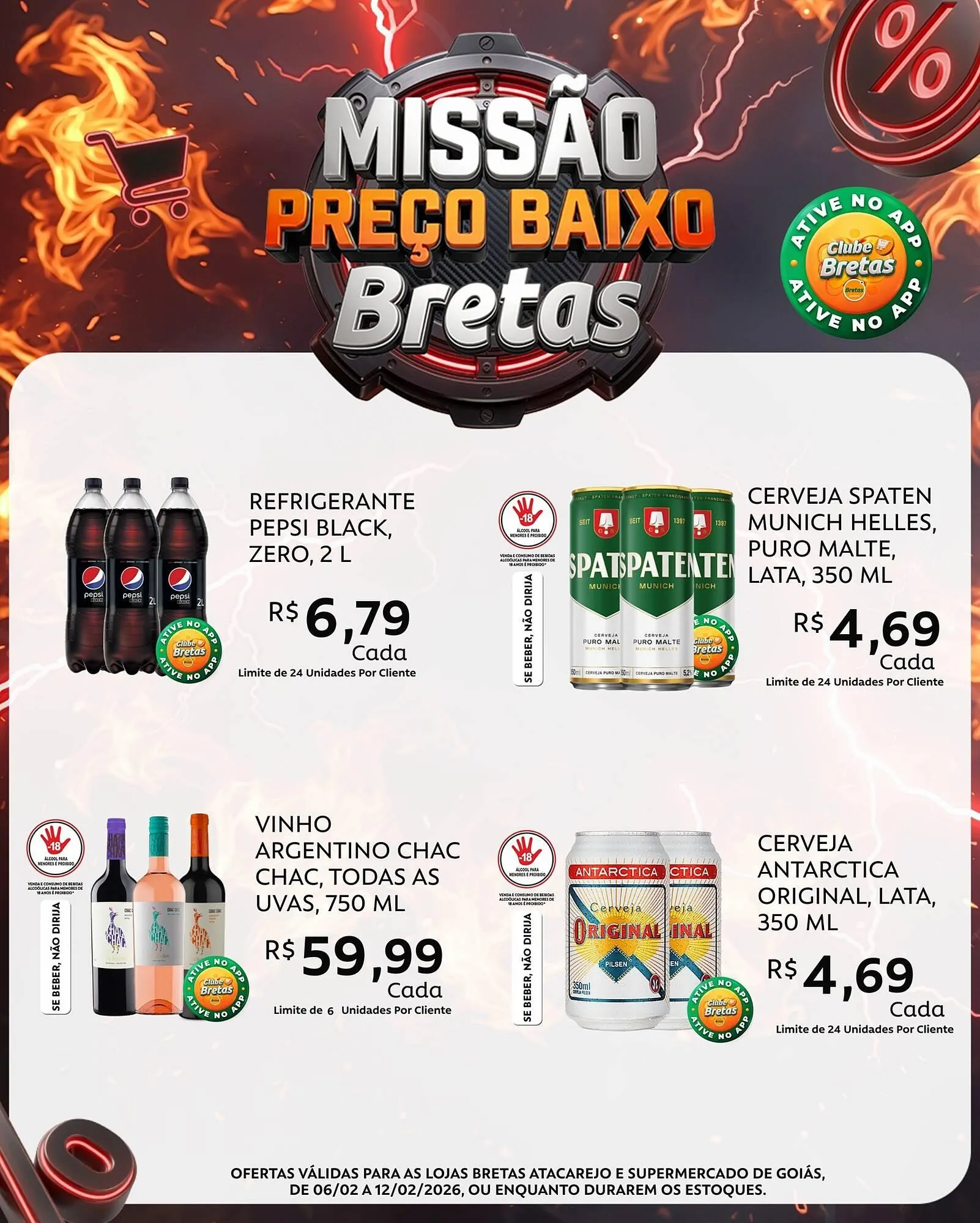 Encarte de Catálogo Supermercados Bretas 7 de fevereiro até 12 de fevereiro 2026 - Pagina 5