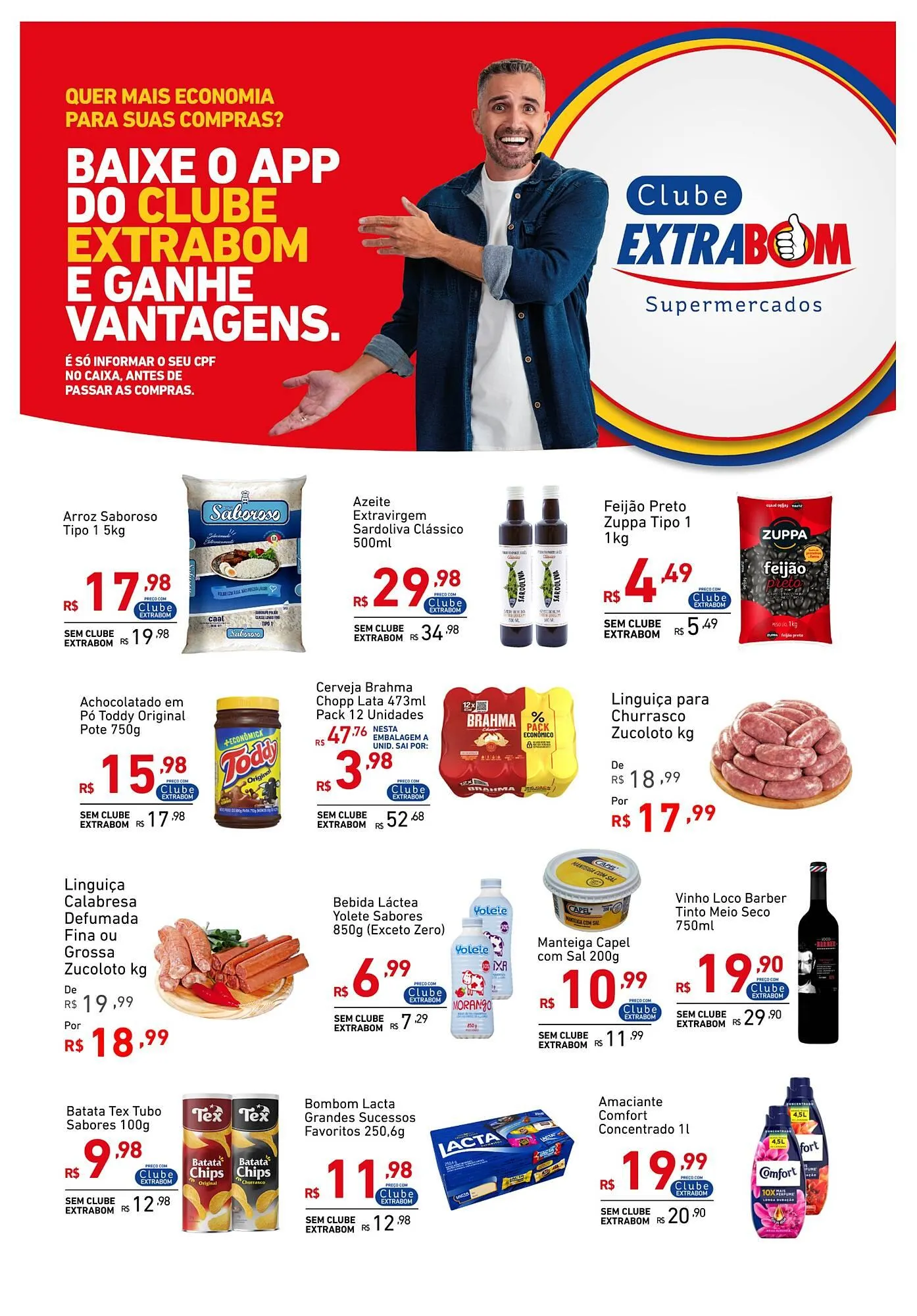 Encarte de Catálogo Extrabom Supermercados 15 de maio até 28 de maio 2025 - Pagina 1