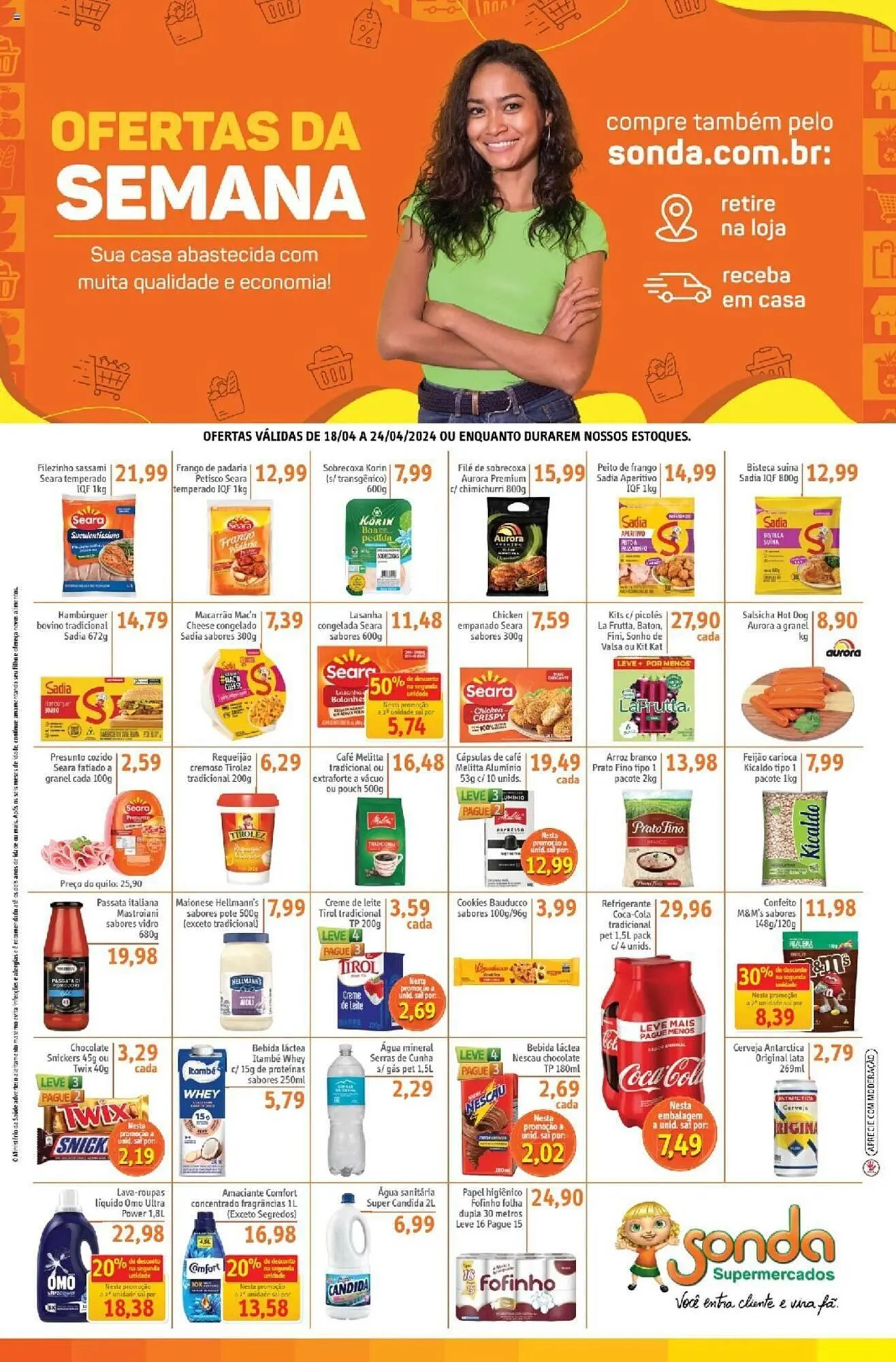 Encarte de Catálogo Sonda 18 de abril até 24 de abril 2024 - Pagina 1