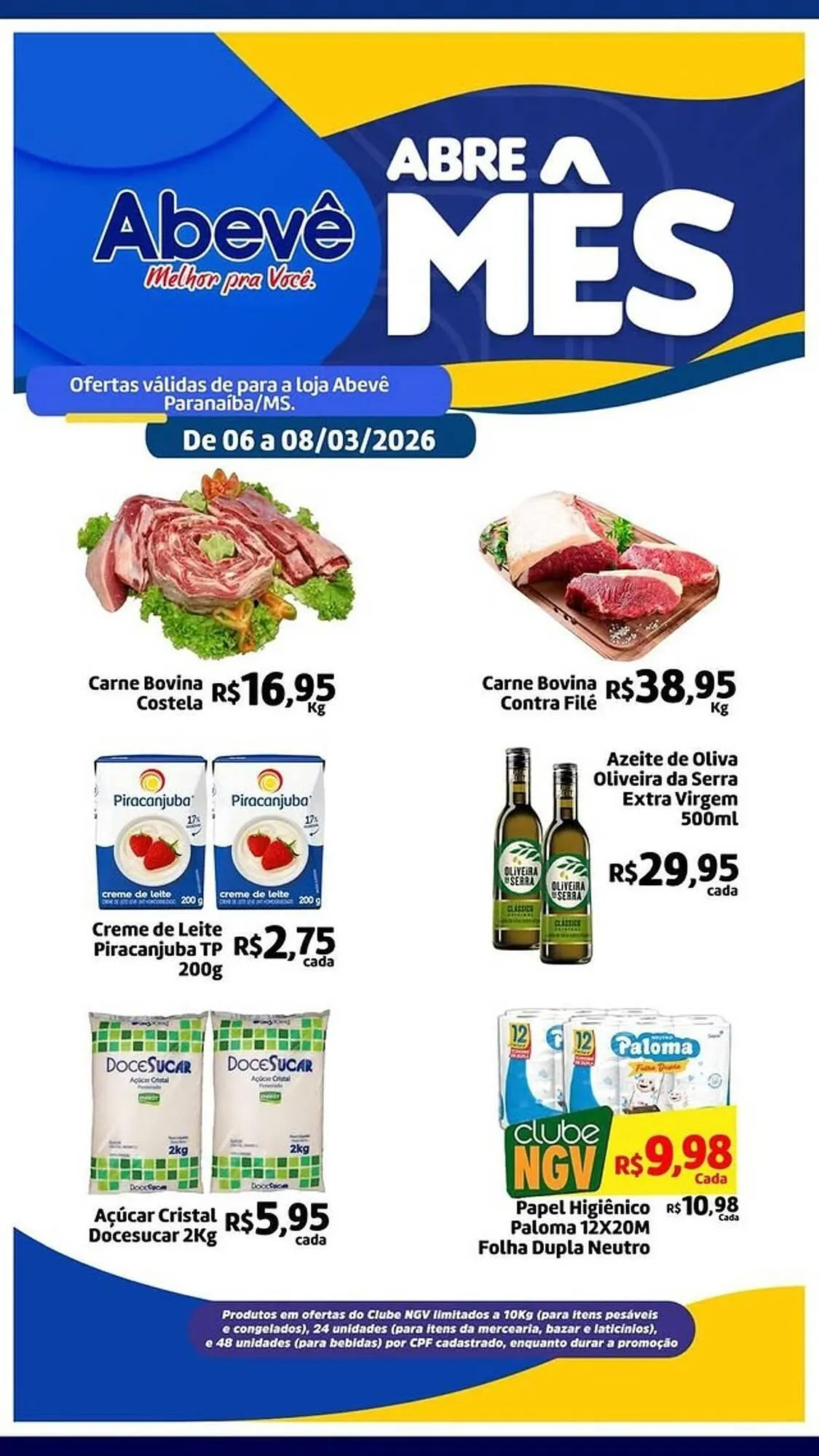 Encarte de Catálogo Abevê Supermercados 6 de março até 8 de março 2026 - Pagina 3