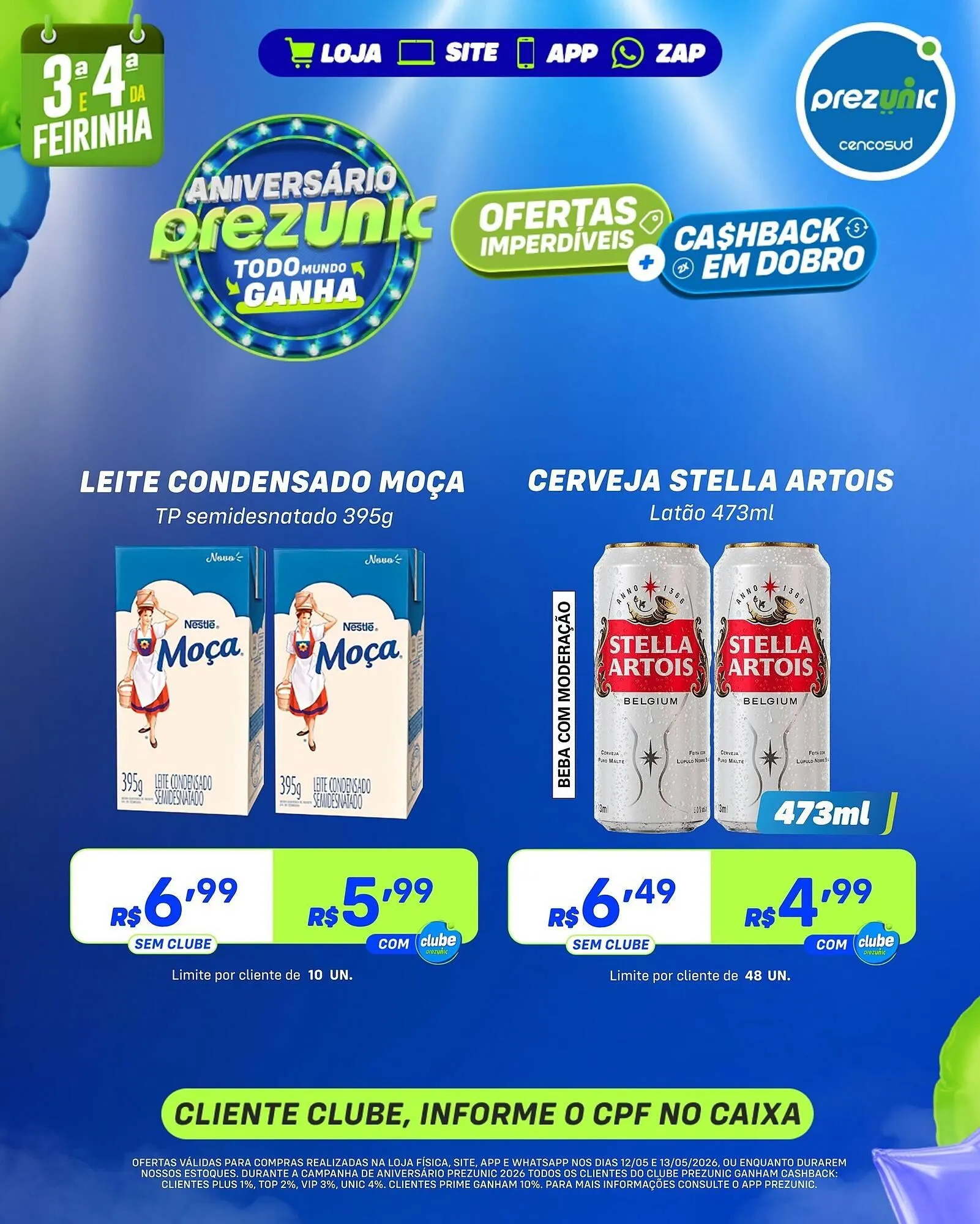 Encarte de Encarte Prezunic 12 de maio até 13 de maio 2026 - Pagina 7