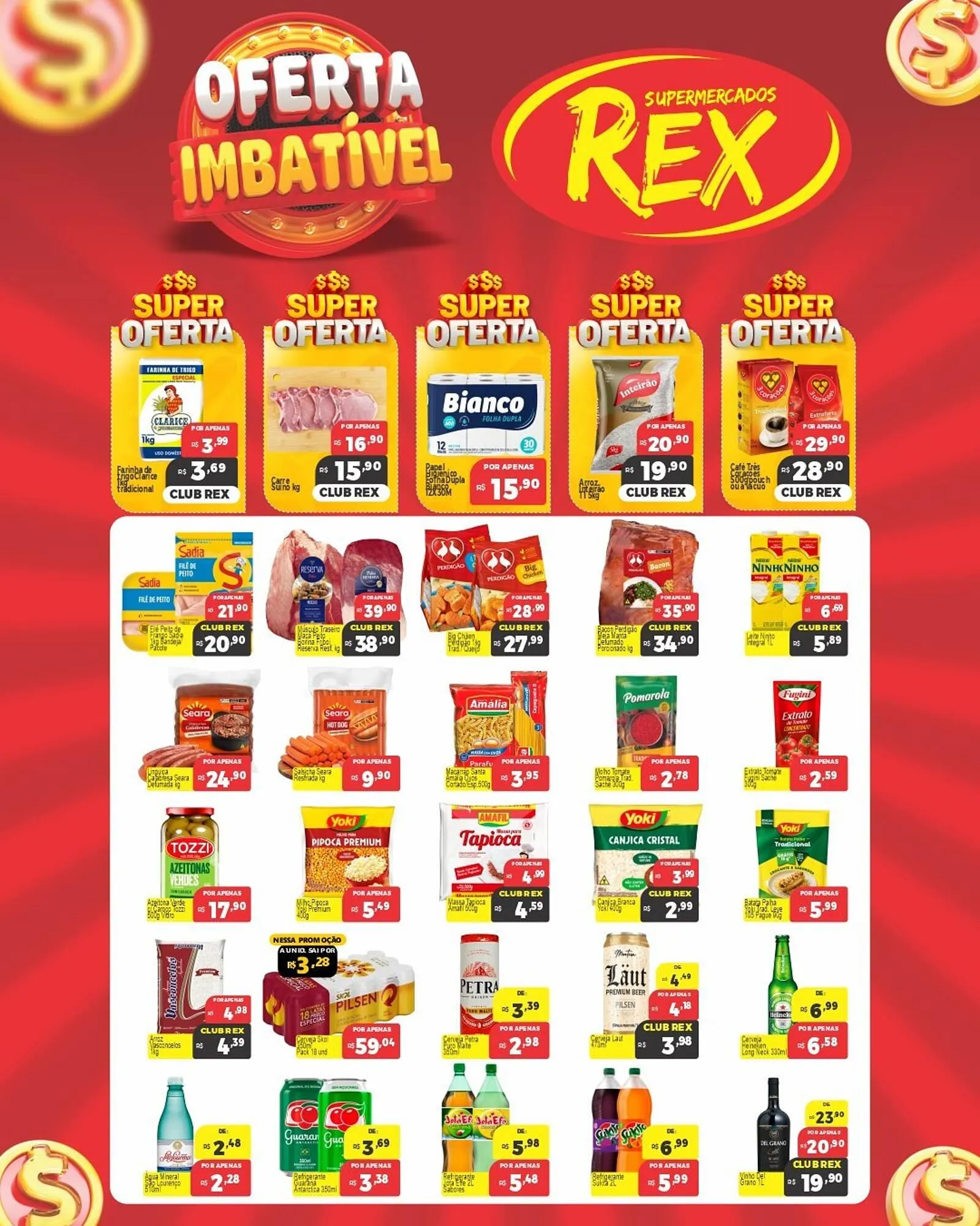 Encarte de Catálogo Supermercados Rex 14 de maio até 20 de maio 2026 - Pagina 1