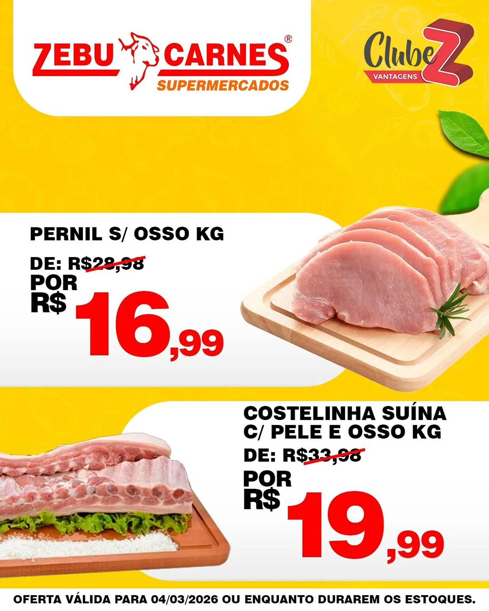 Encarte de Catálogo Zebu Carnes Supermercados 3 de março até 4 de março 2026 - Pagina 4