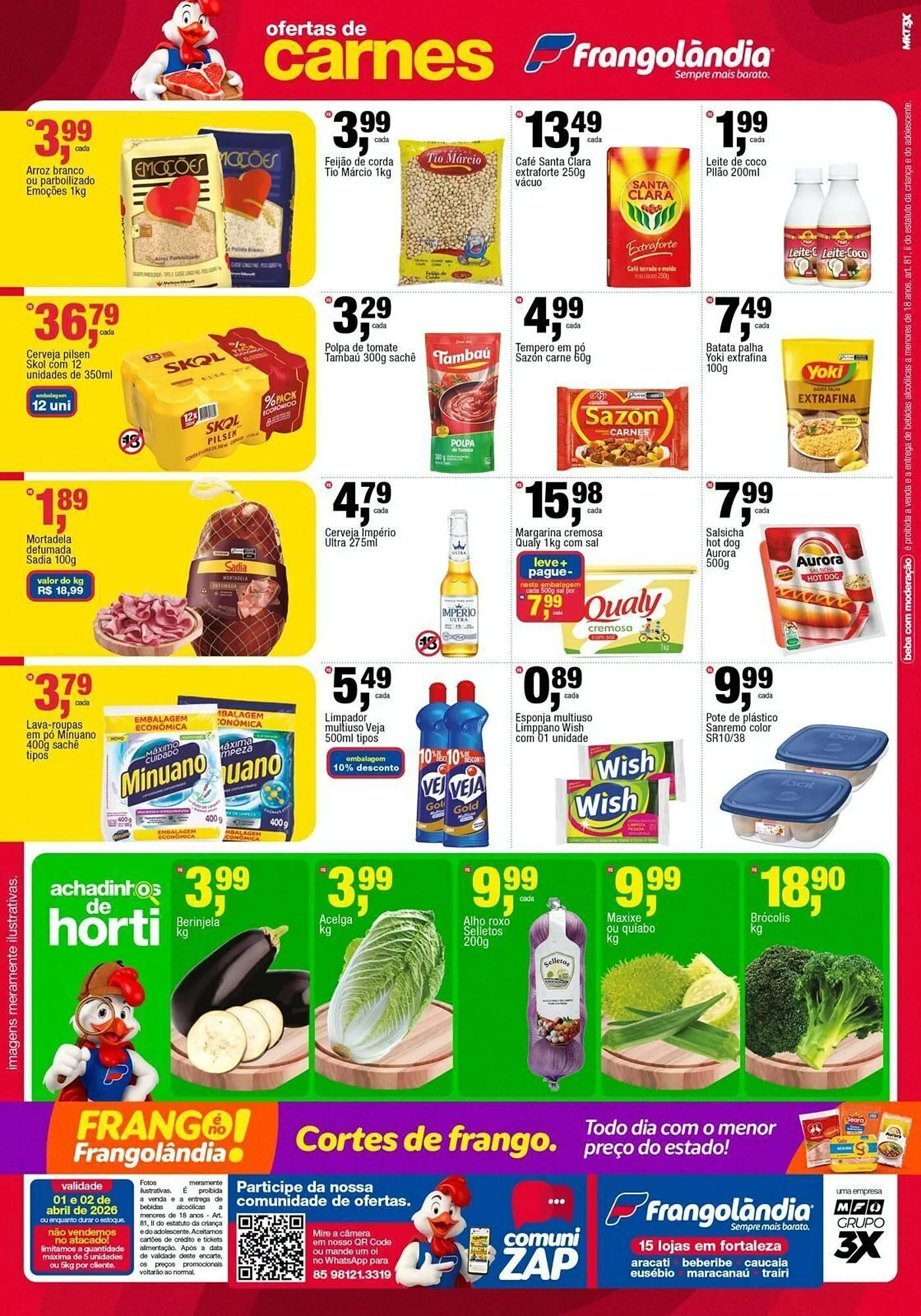 Encarte de Encarte Frangolândia 1 de abril até 2 de abril 2026 - Pagina 2
