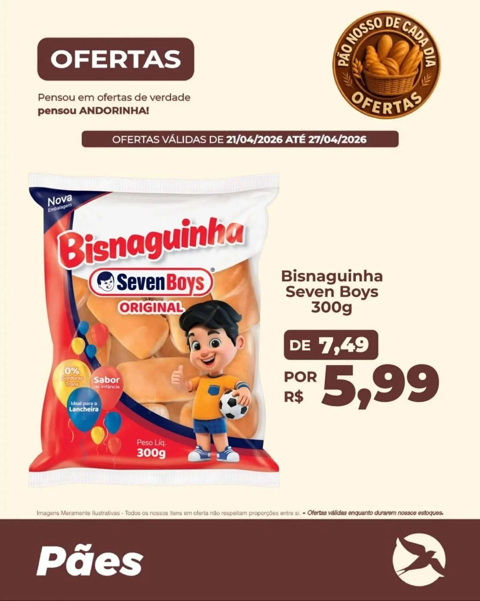 Encarte de Folheto Andorinha Hipermercado 21 de abril até 27 de abril 2026 - Pagina 1