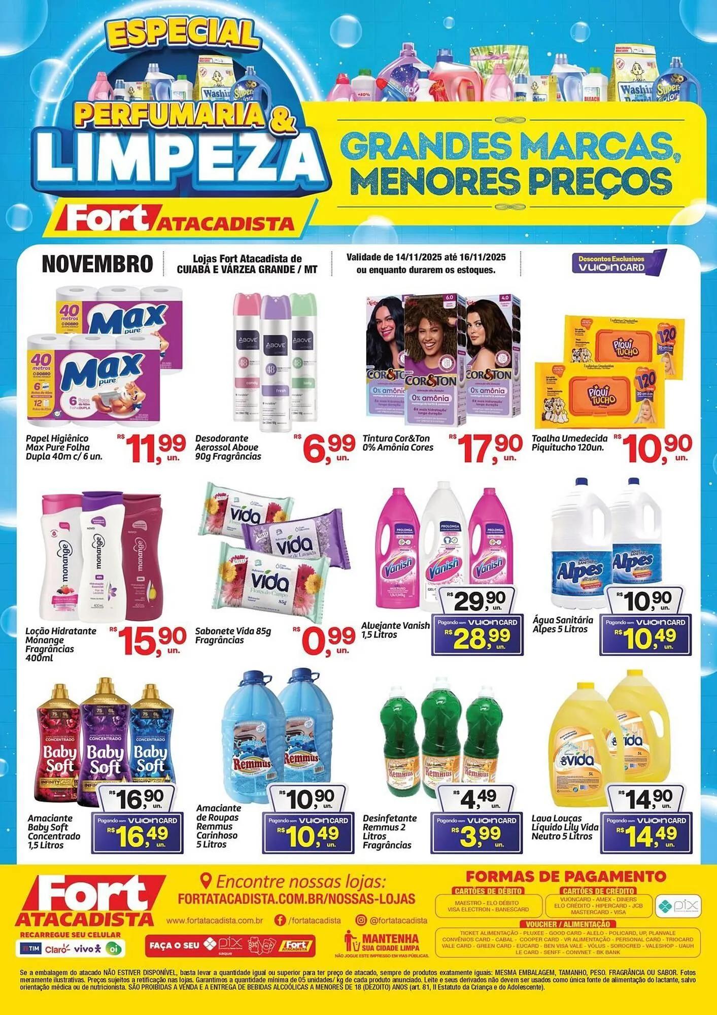 Encarte de Tabloide Fort Atacadista 14 de novembro até 16 de novembro 2025 - Pagina 1