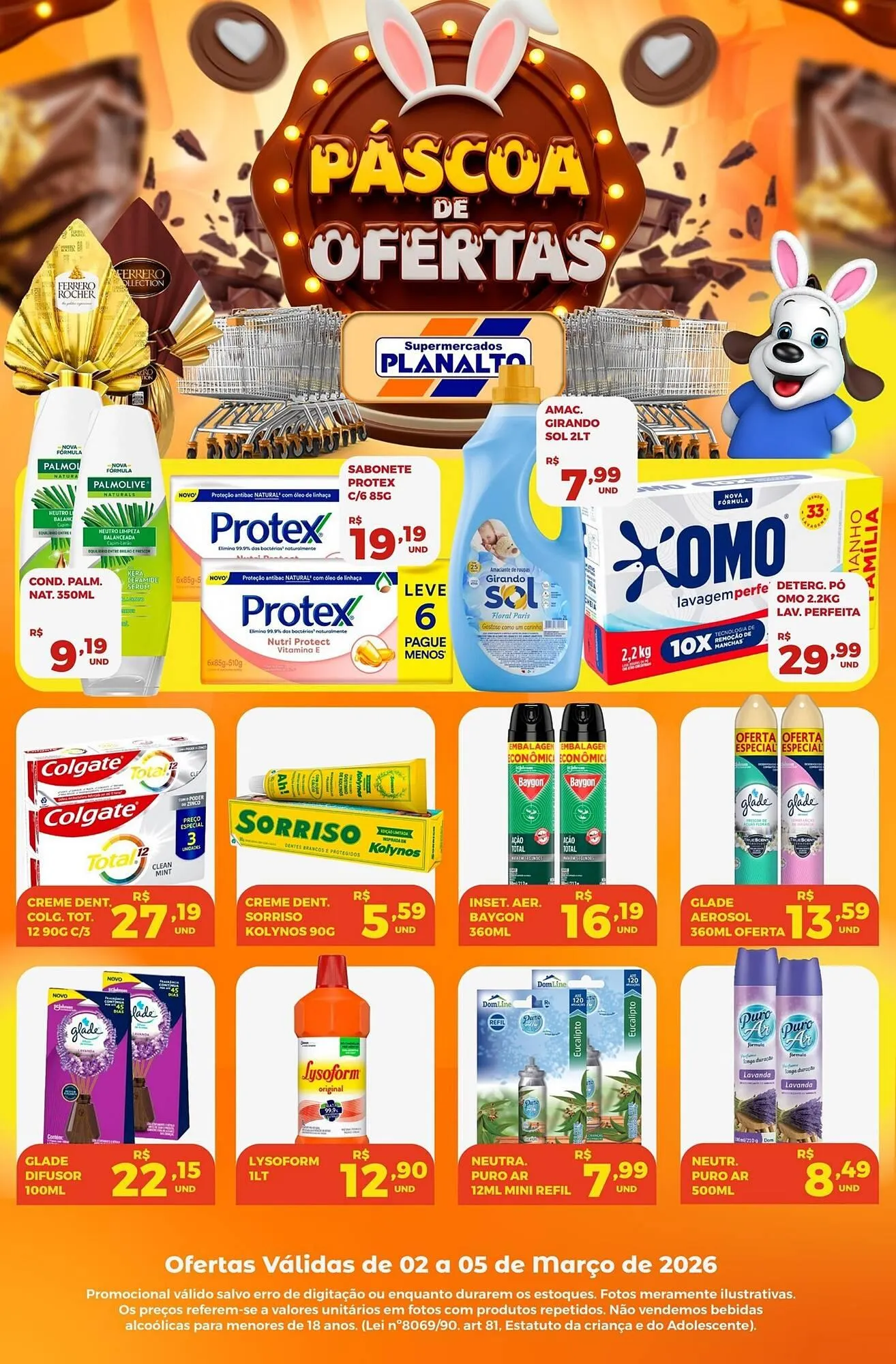 Encarte de Catálogo Supermercados Planalto 2 de março até 5 de março 2026 - Pagina 1