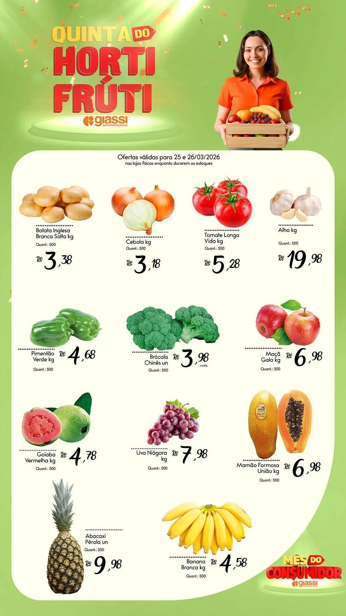 Encarte de Encarte Giassi Supermercados 25 de março até 26 de março 2026 - Pagina 2