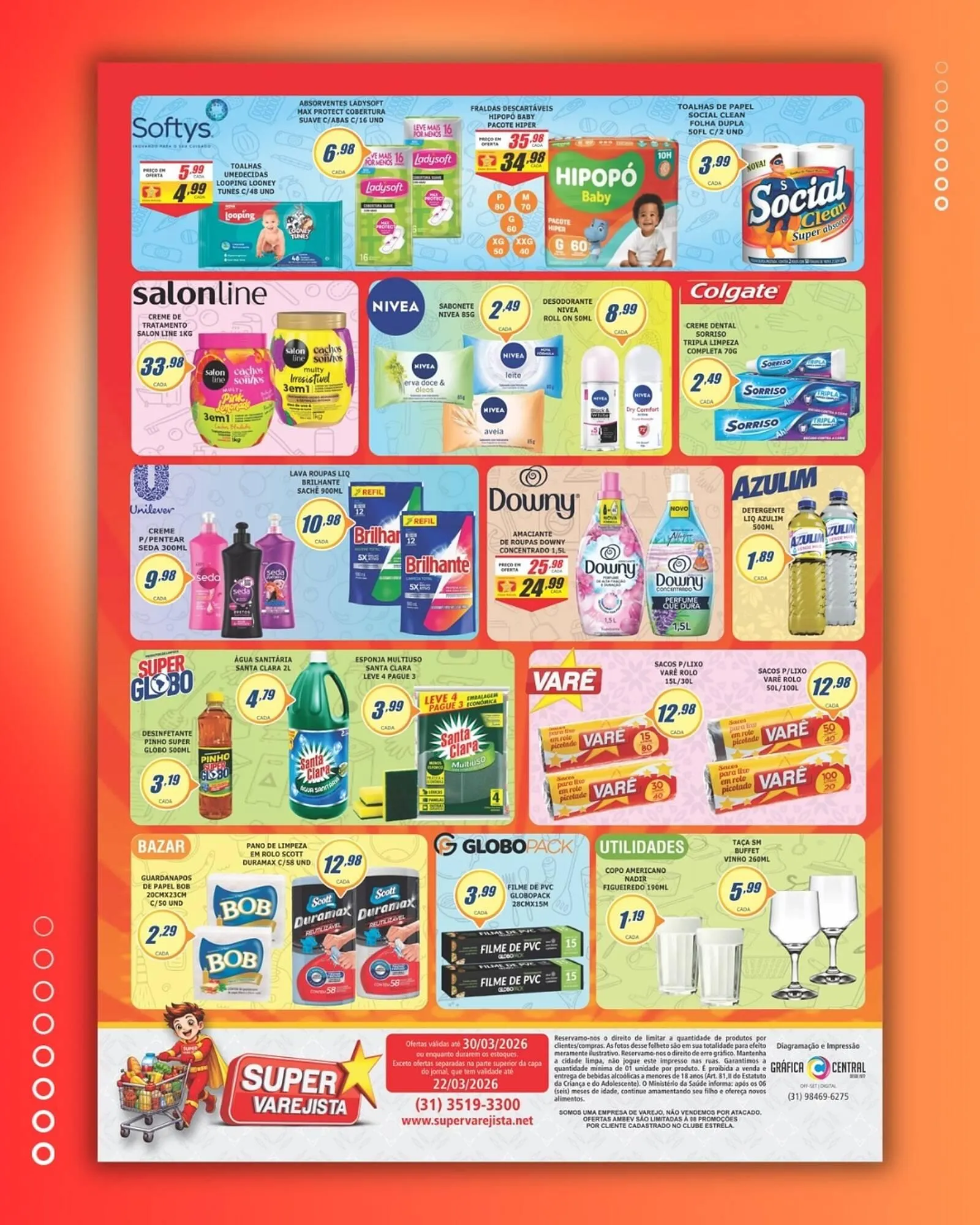 Encarte de Folheto Super Varejista 19 de março até 22 de março 2026 - Pagina 4