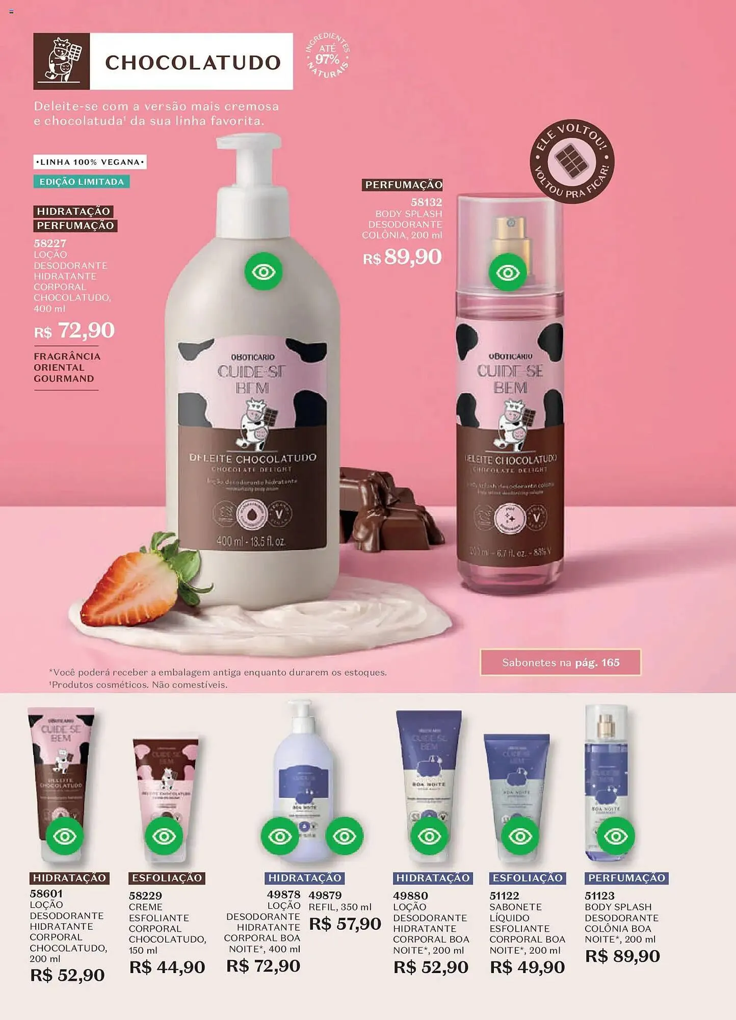 Encarte de Catálogo O Boticário 3 de novembro até 30 de novembro 2025 - Pagina 167