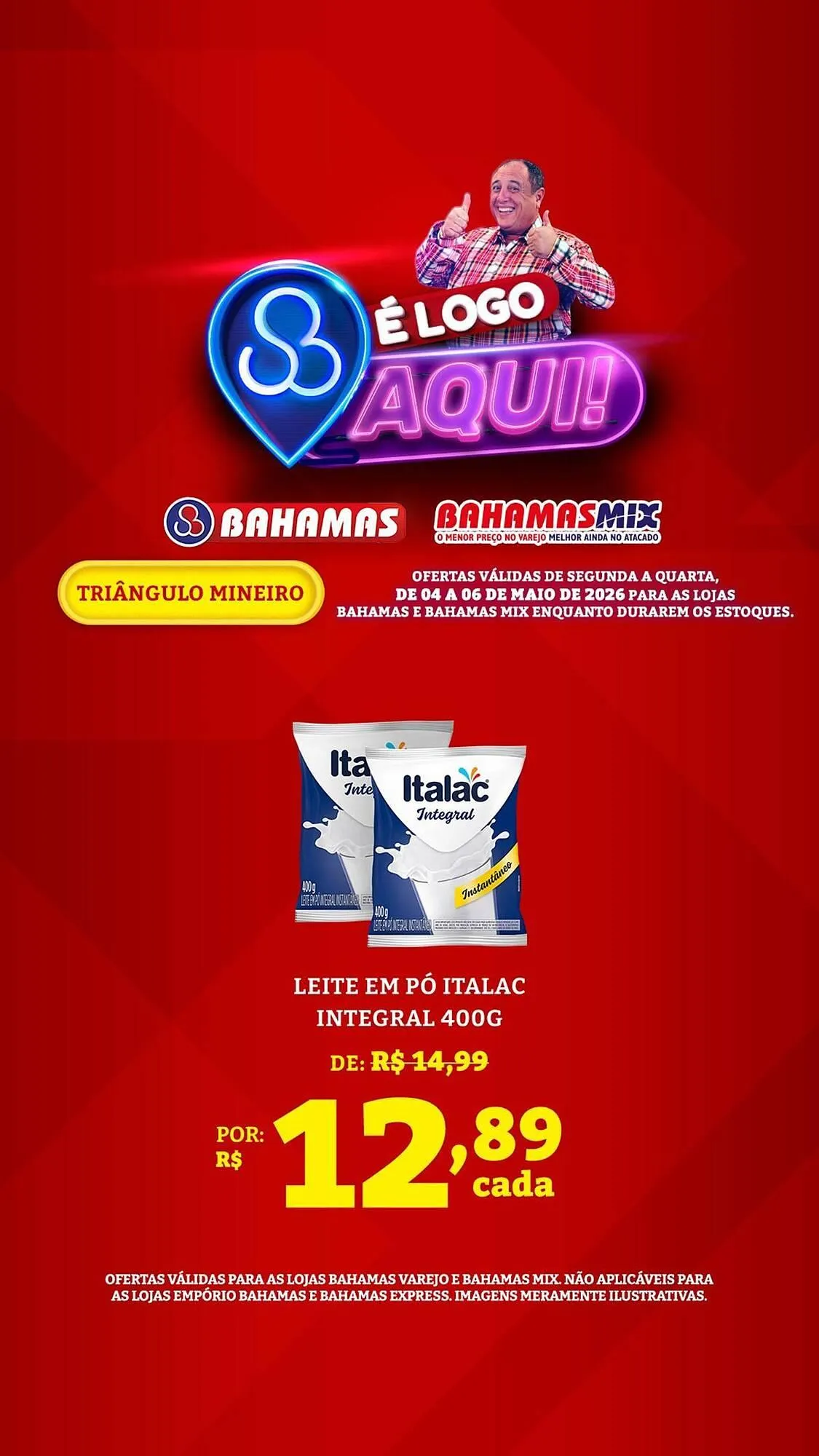 Encarte de Catálogo Bahamas Supermercados 4 de maio até 6 de maio 2026 - Pagina 8