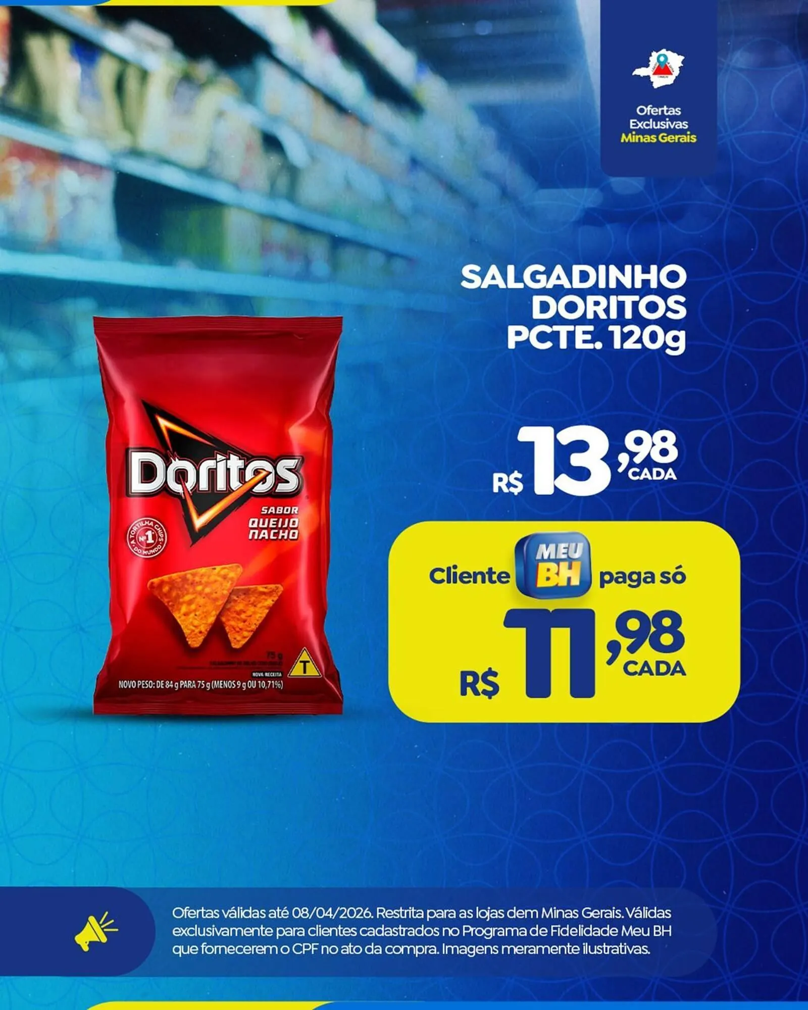 Encarte de Folheto Supermercados BH 1 de abril até 8 de abril 2026 - Pagina 1