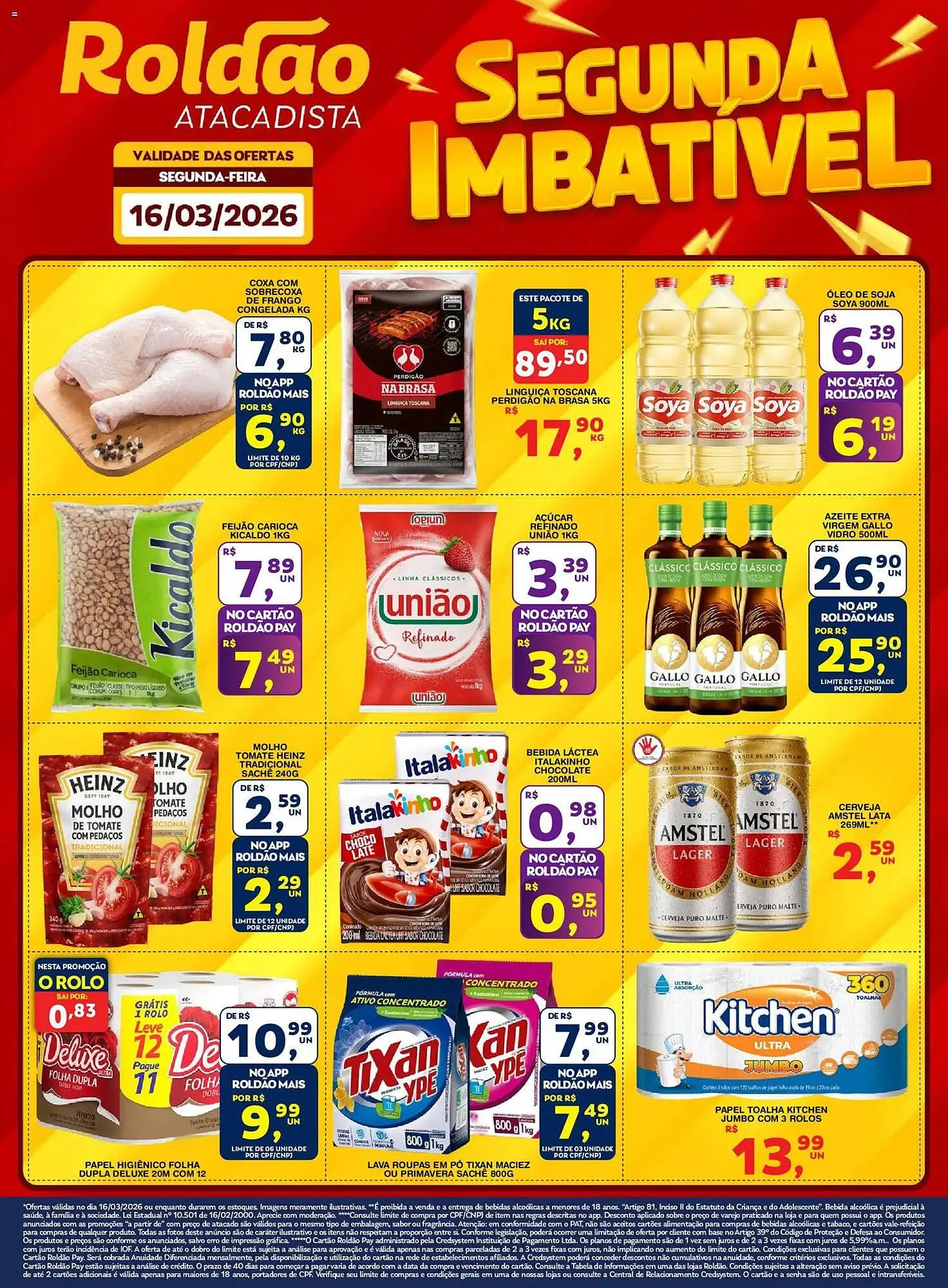 Encarte de Folheto Roldão 16 de março até 17 de março 2026 - Pagina 1