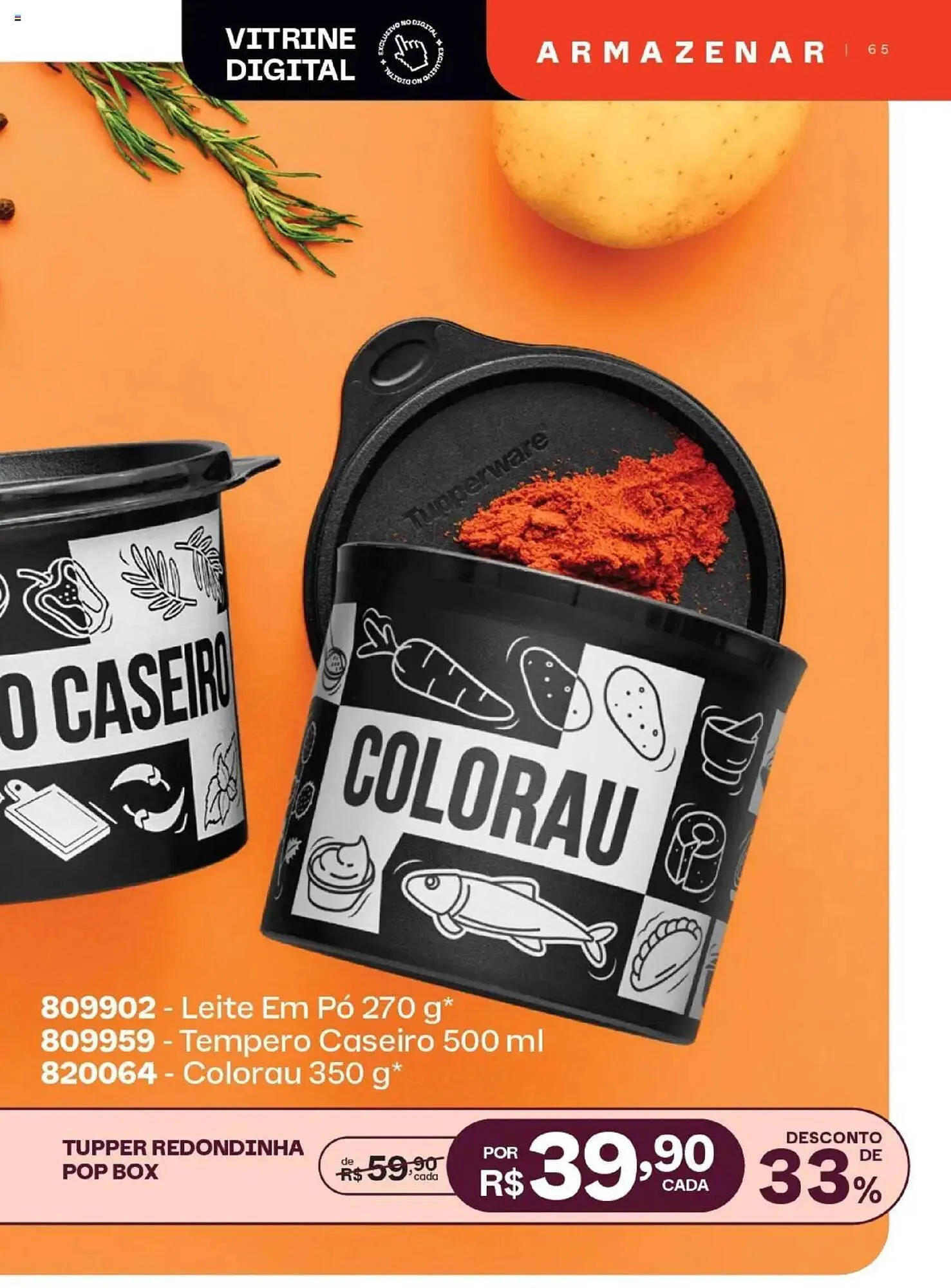 Encarte de Catálogo Tupperware 16 de junho até 14 de agosto 2025 - Pagina 65