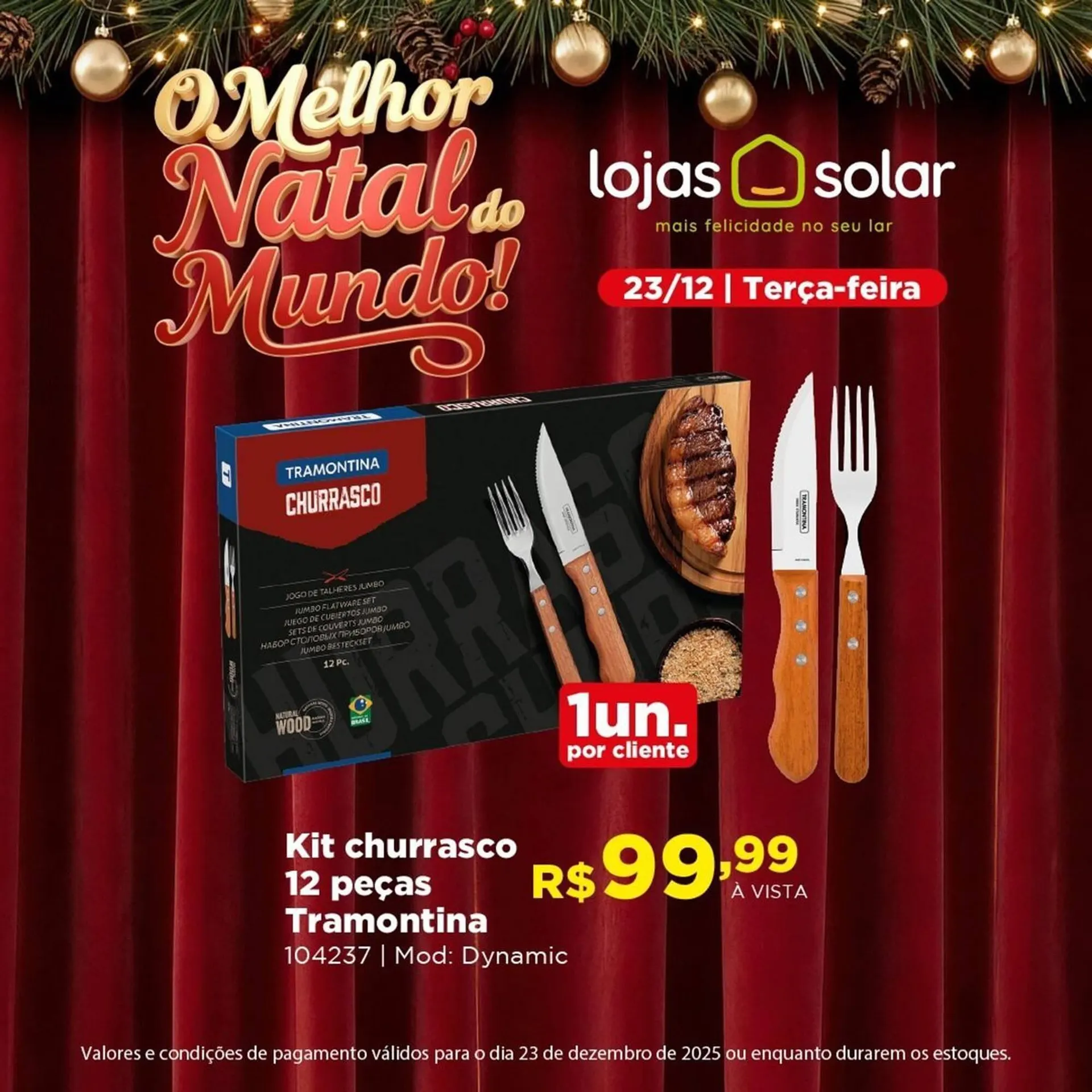 Encarte de Catálogo Lojas Solar 18 de dezembro até 23 de dezembro 2025 - Pagina 1