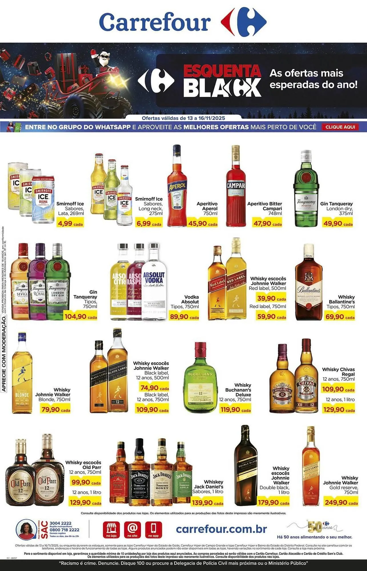 Encarte de Folheto Carrefour 13 de novembro até 16 de novembro 2025 - Pagina 1