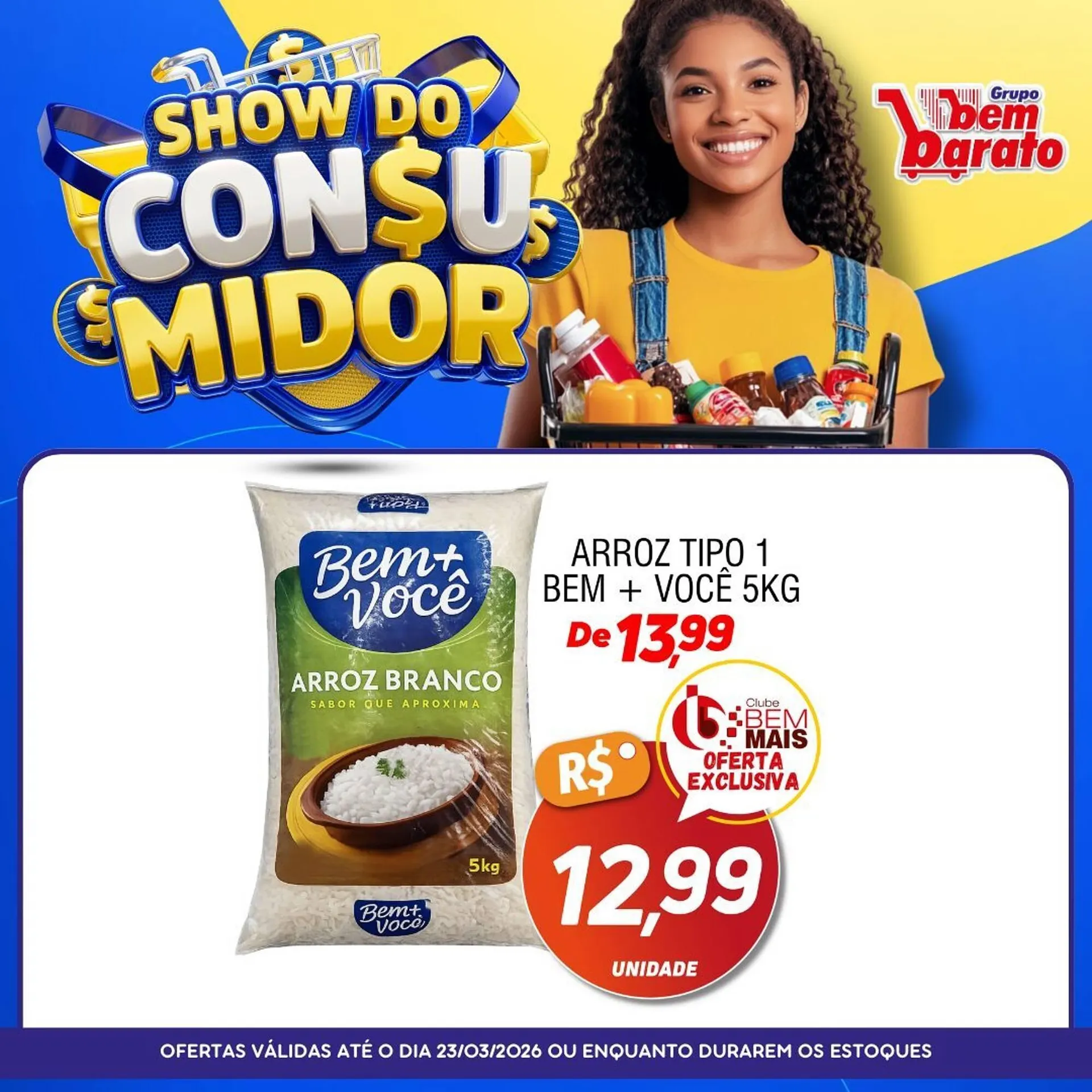 Encarte de Catálogo Supermercado Bem Barato 19 de março até 23 de março 2026 - Pagina 4