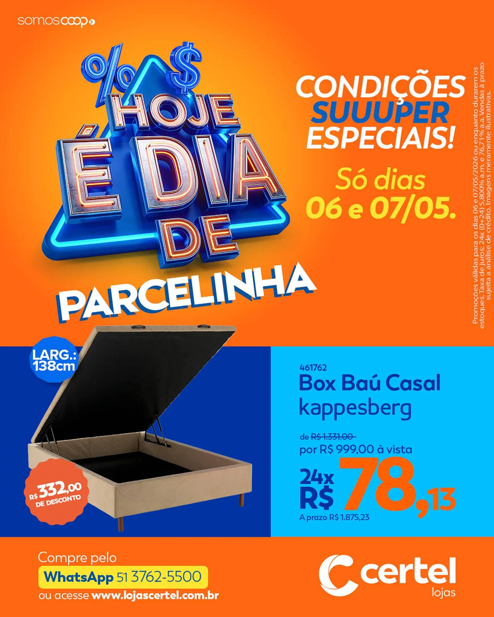 Encarte de Folheto Lojas Certel 6 de maio até 7 de maio 2026 - Pagina 4