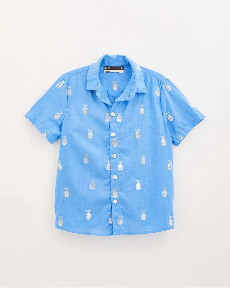 Camisa Bordado Ananas