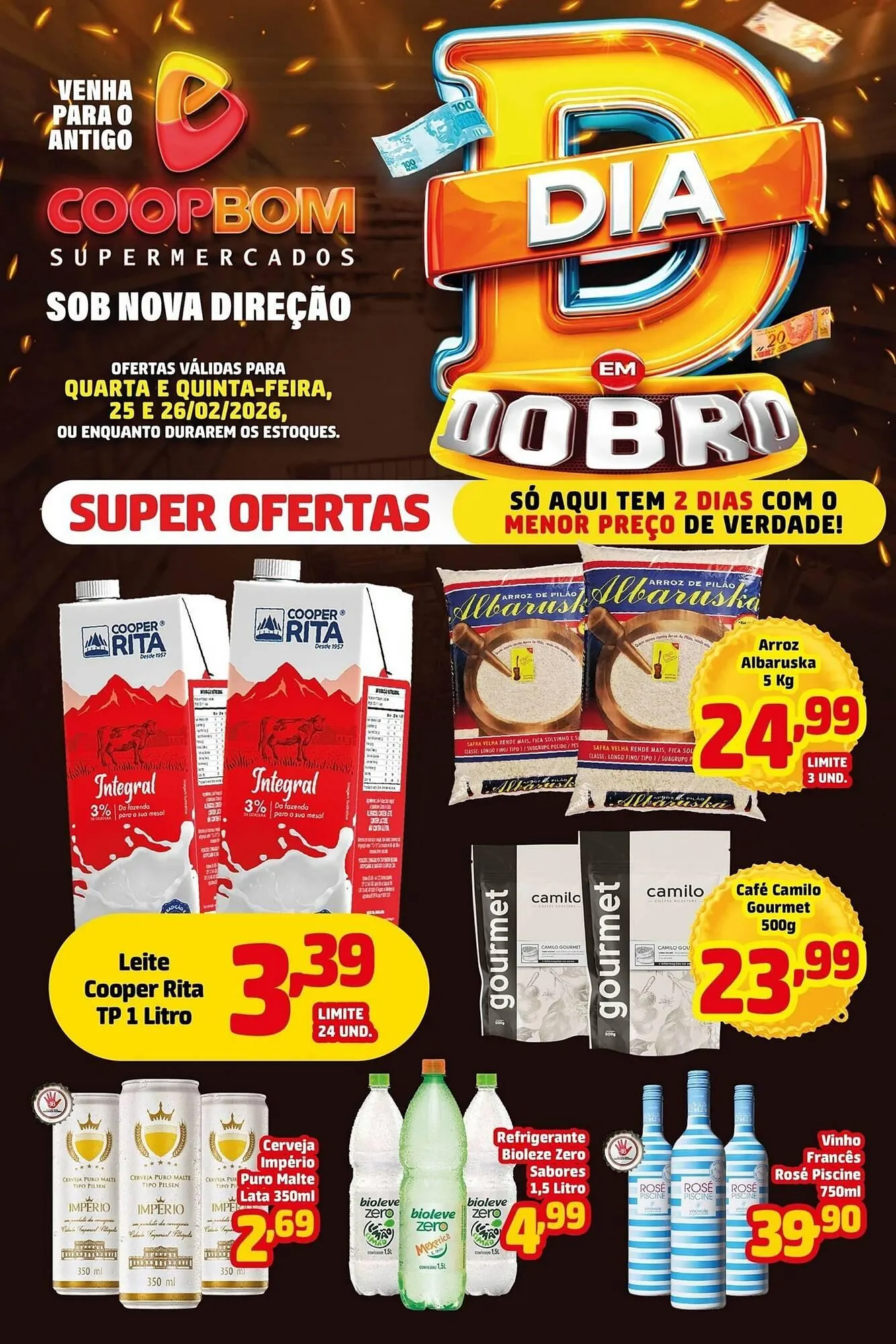 Encarte de Tabloide CoopBom 25 de fevereiro até 26 de fevereiro 2026 - Pagina 2