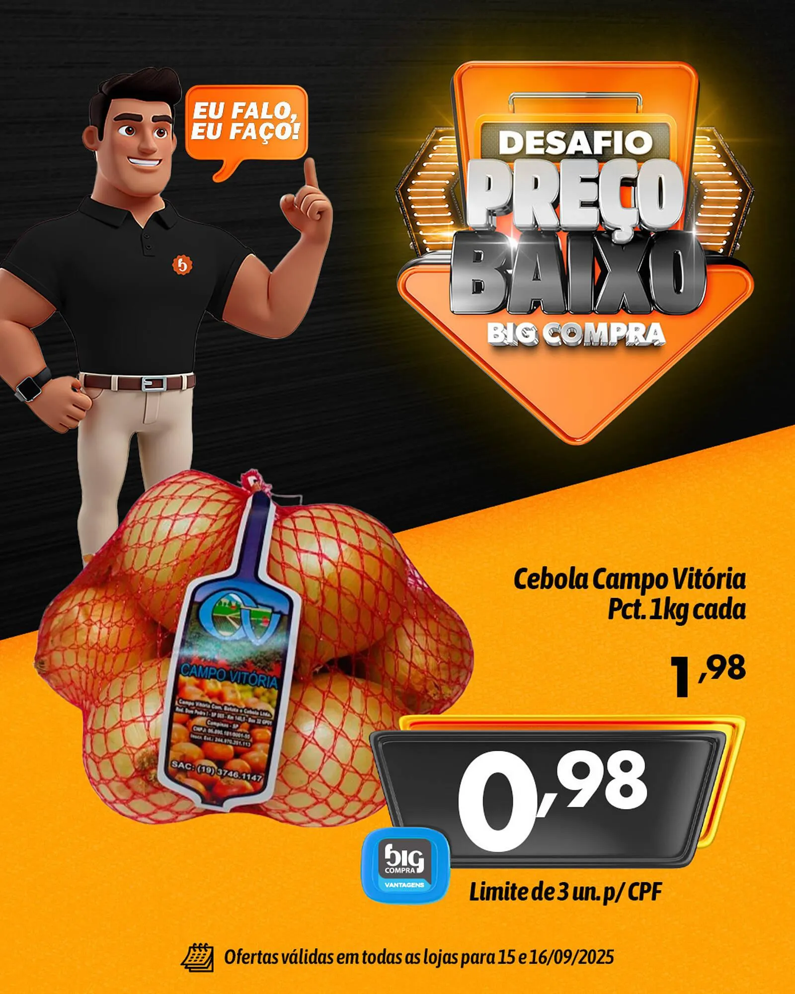 Encarte de Catálogo Supermercados Big Compra 15 de setembro até 16 de setembro 2025 - Pagina 3